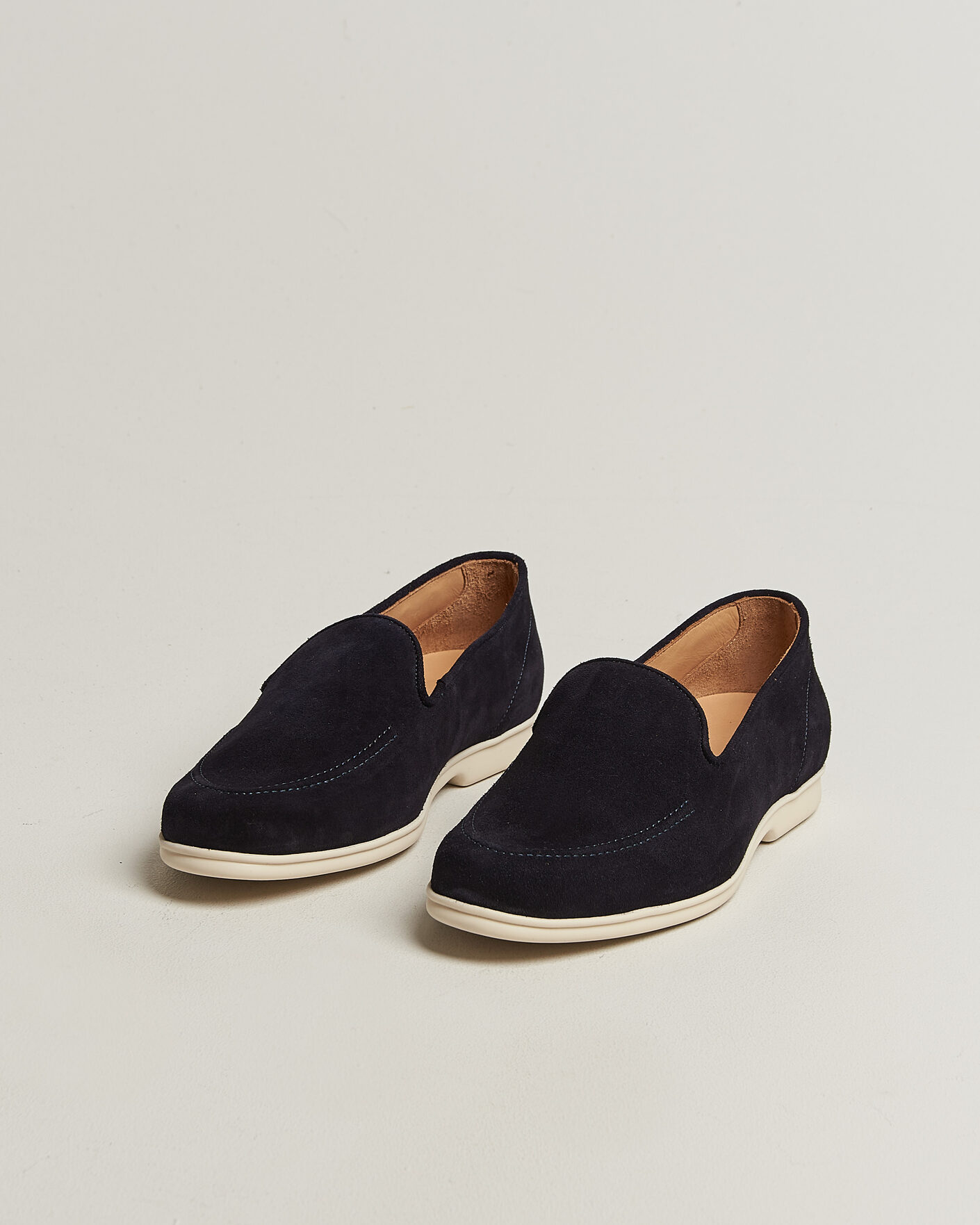 Hombres | Mocasines | Myrqvist | Brännö II Loafers Navy Suede