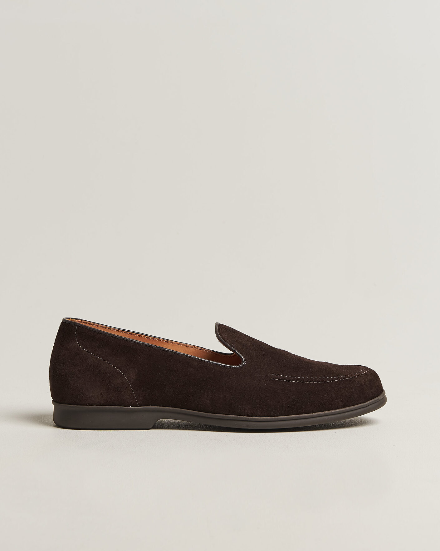 Hombres | Mocasines | Myrqvist | Brännö II Loafers Dark Brown Suede