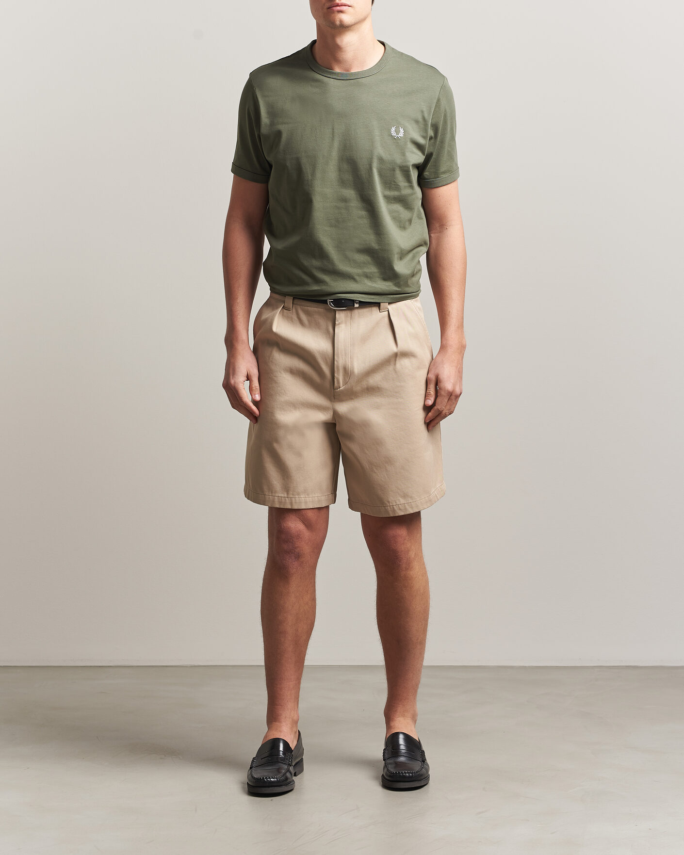 Hombres | Camisetas | Fred Perry | Ringer T-Shirt Laurel Wreath Green