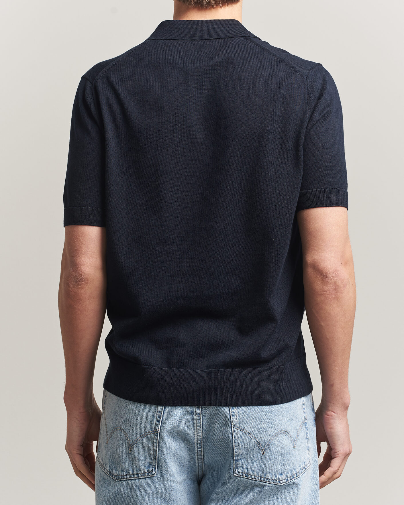 Hombres | Polos | Fred Perry | Cotton Knitted Polo Navy