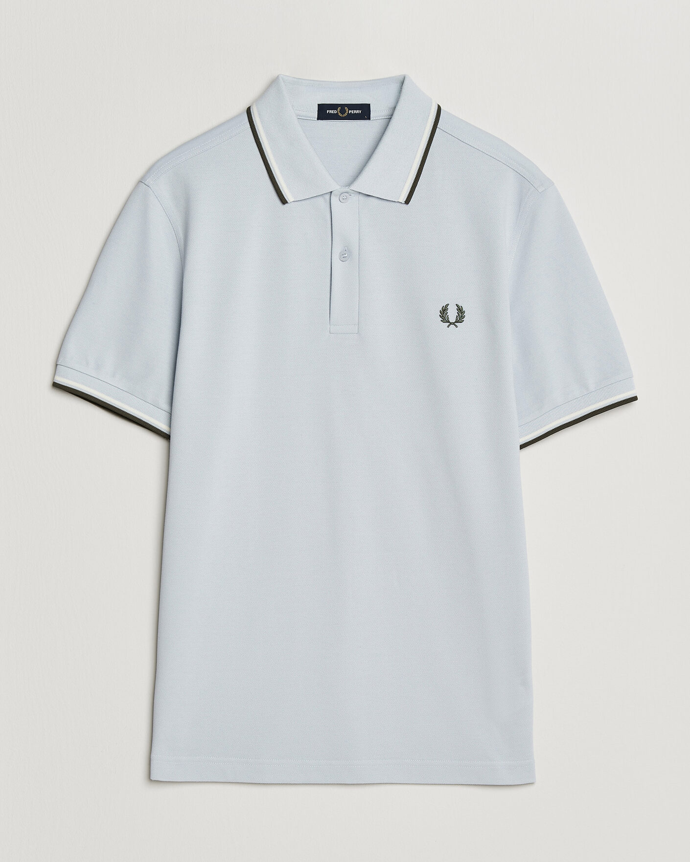 Hombres | Polos | Fred Perry | Twin Tipped Polo Shirt Dusky Blue