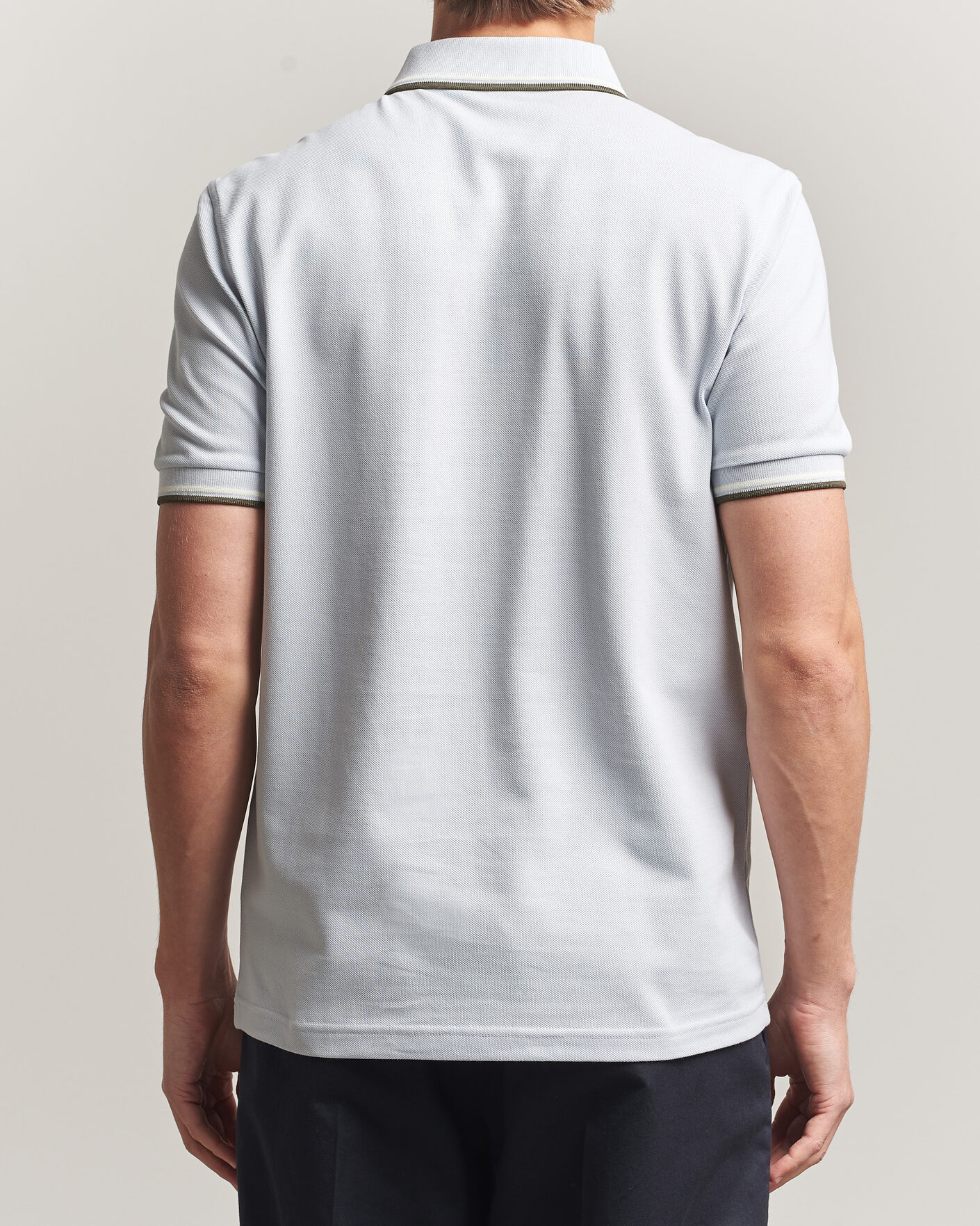 Hombres | Polos | Fred Perry | Twin Tipped Polo Shirt Dusky Blue