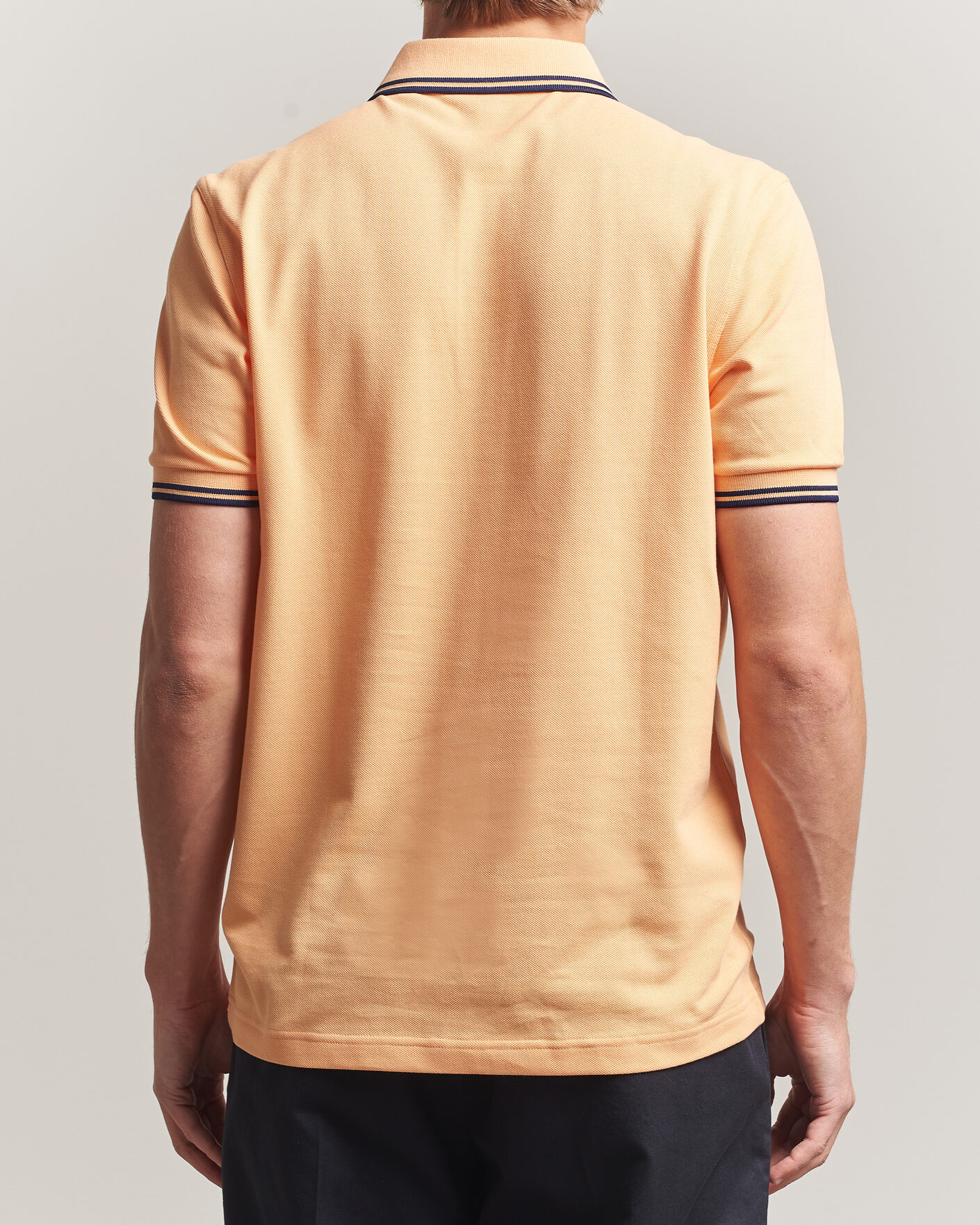 Hombres | Polos | Fred Perry | Twin Tipped Polo Shirt Peach