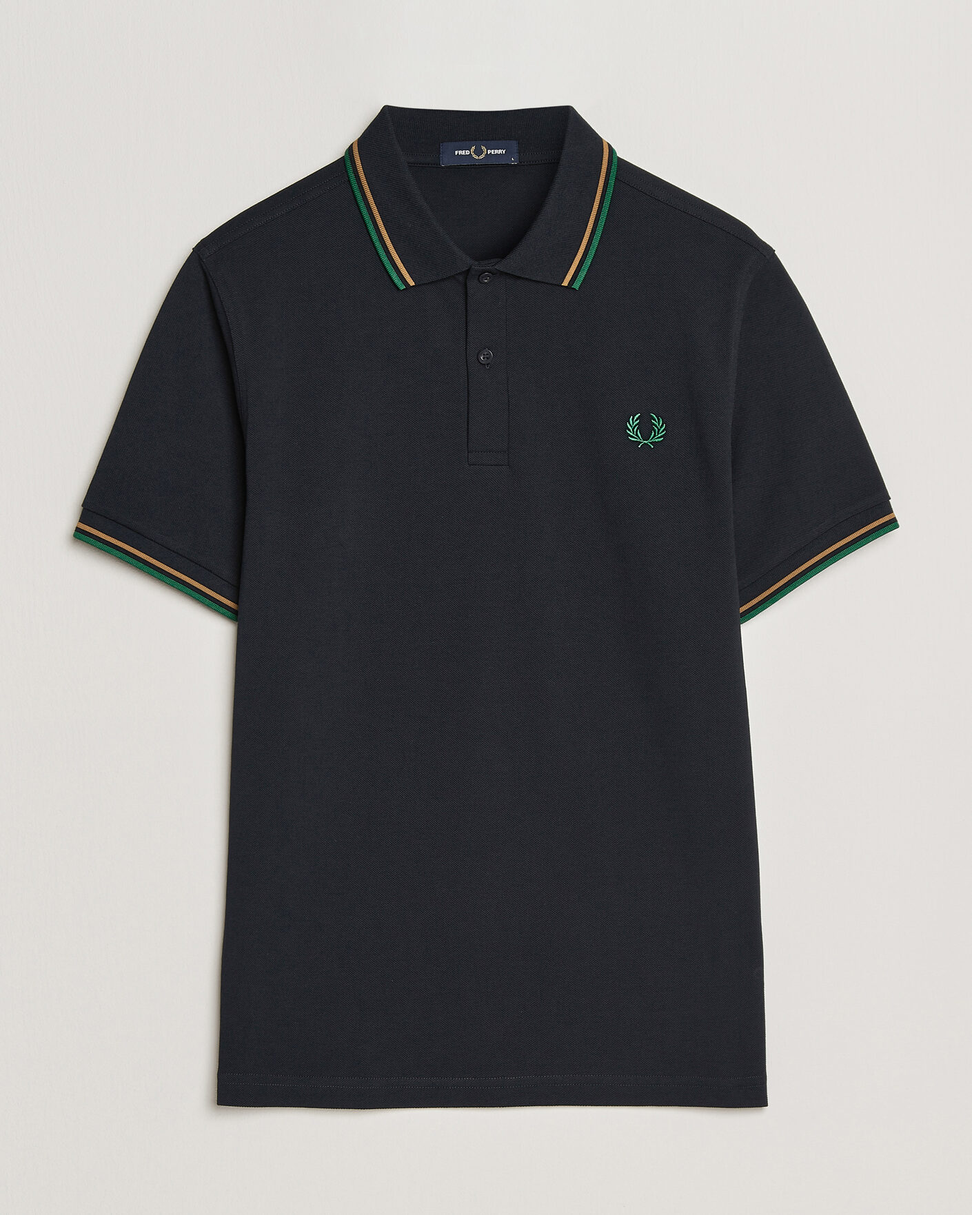 Hombres | Polos | Fred Perry | Twin Tipped Polo Shirt Navy