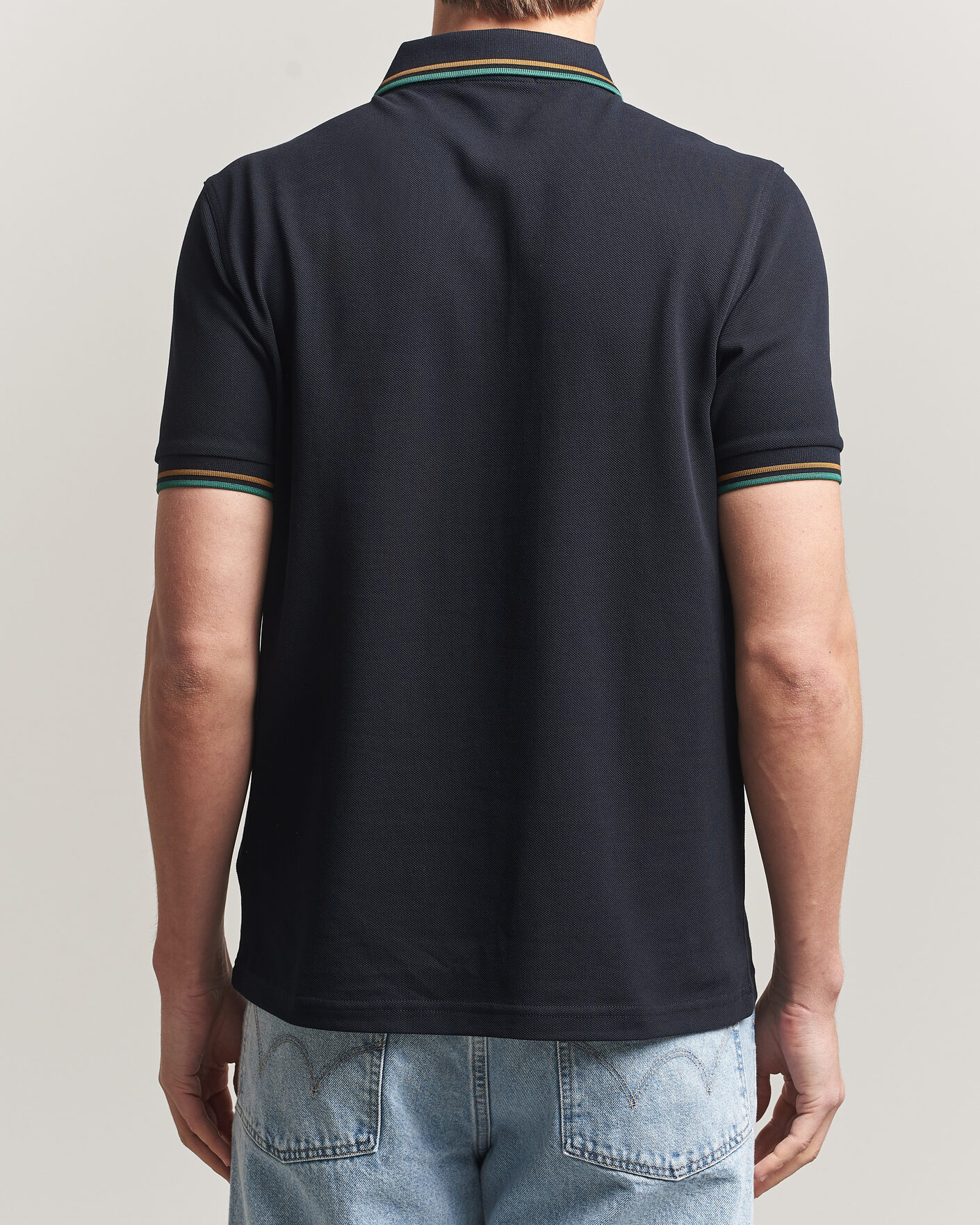 Hombres | Polos | Fred Perry | Twin Tipped Polo Shirt Navy