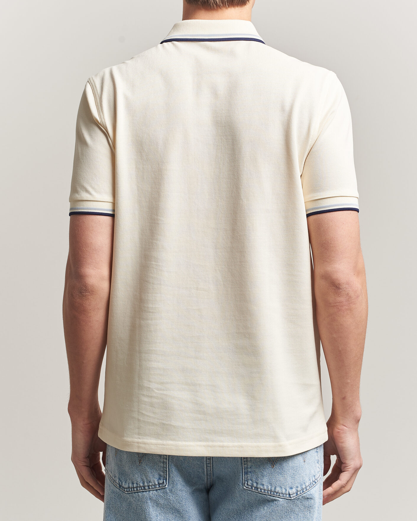 Hombres | Polos | Fred Perry | Twin Tipped Polo Shirt Ecru