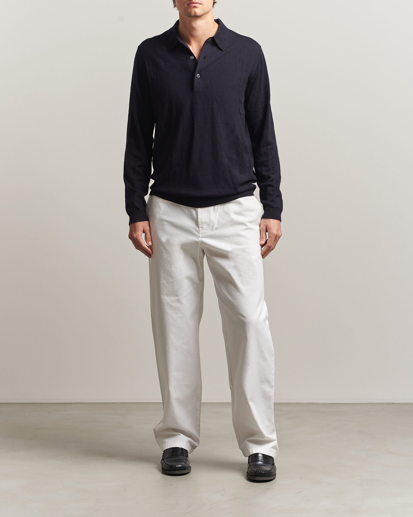Hombres | Pantalones | J.Lindeberg | Devyn Cotton Twill Pants White