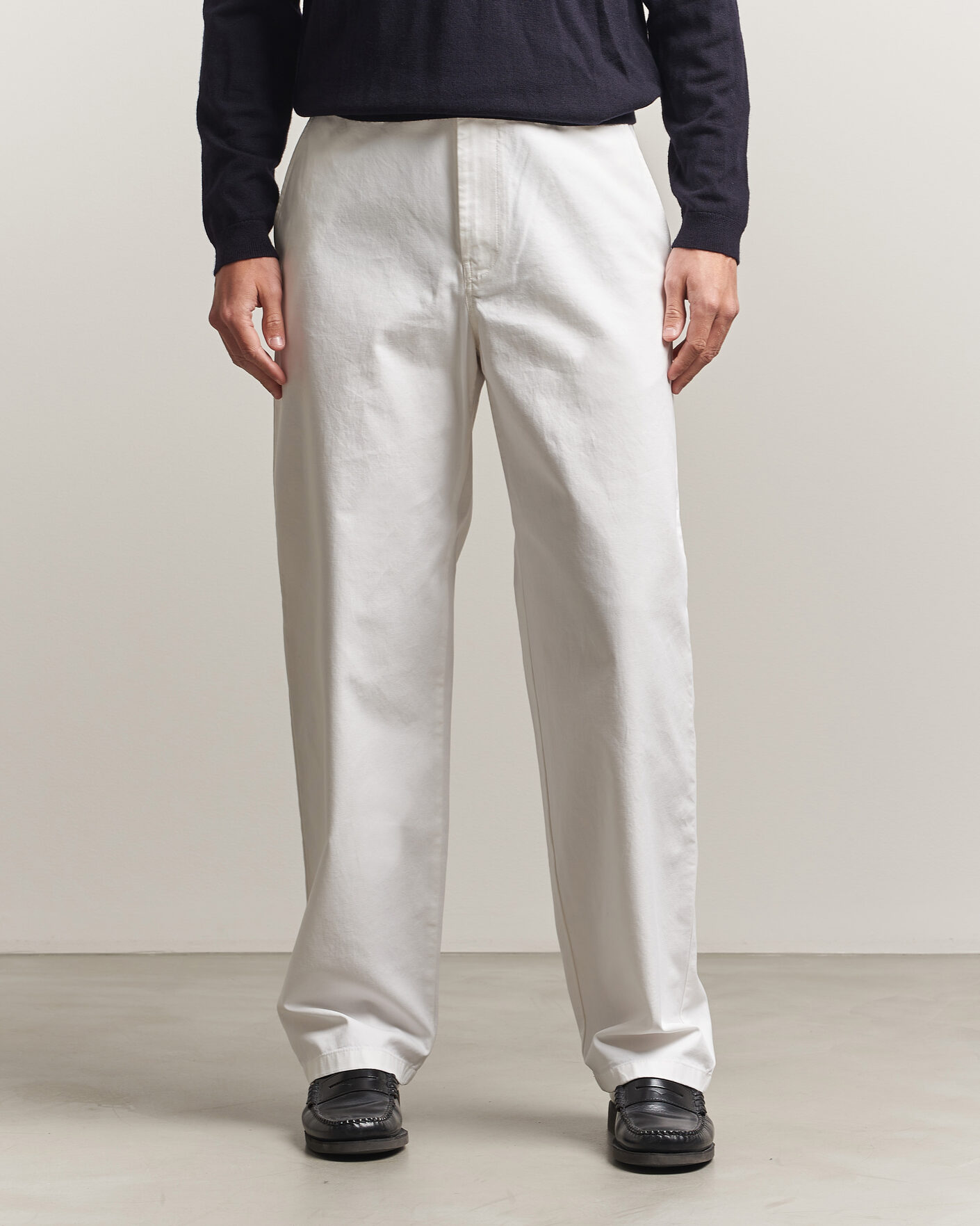 Hombres | Pantalones | J.Lindeberg | Devyn Cotton Twill Pants White