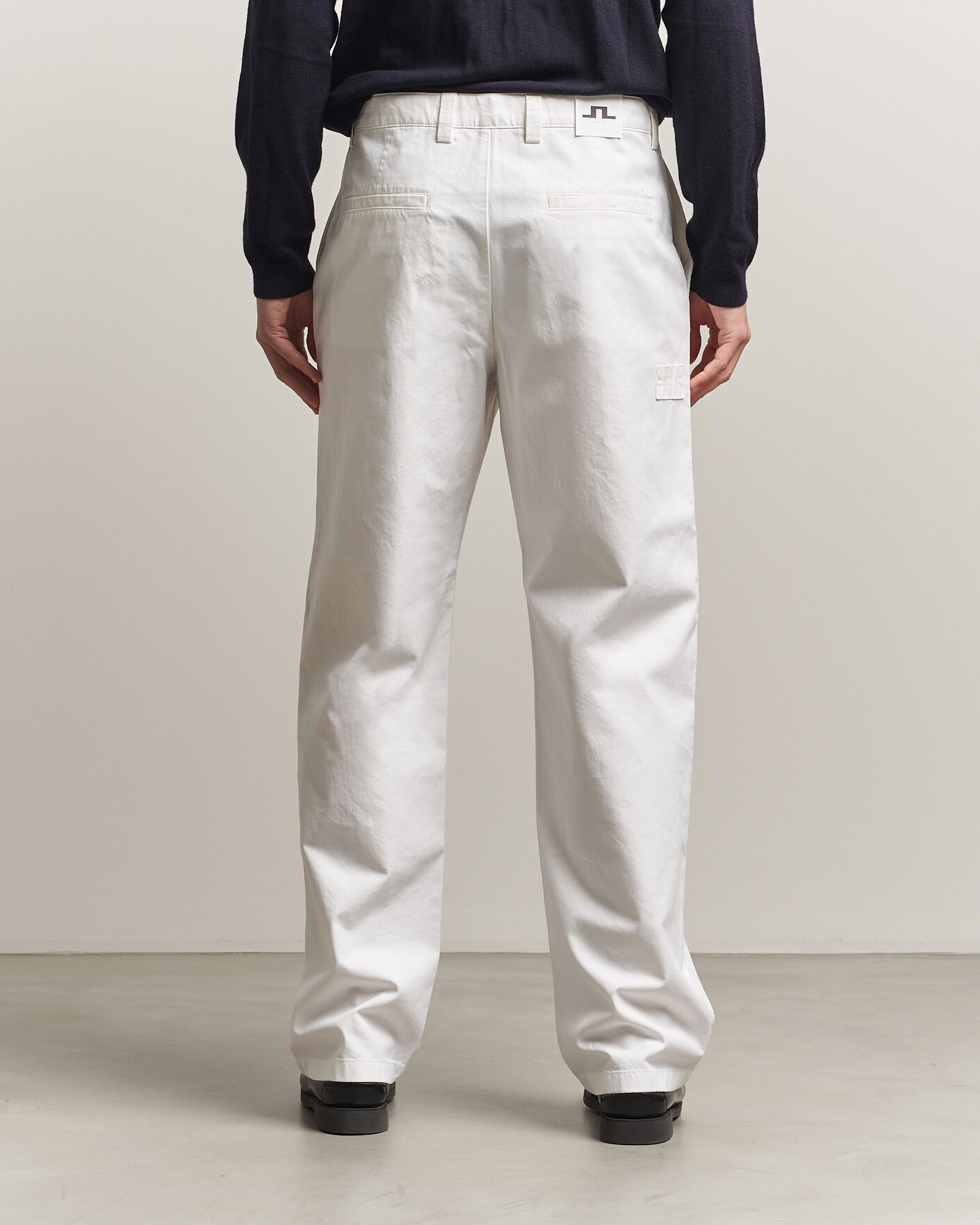 Hombres | Pantalones | J.Lindeberg | Devyn Cotton Twill Pants White