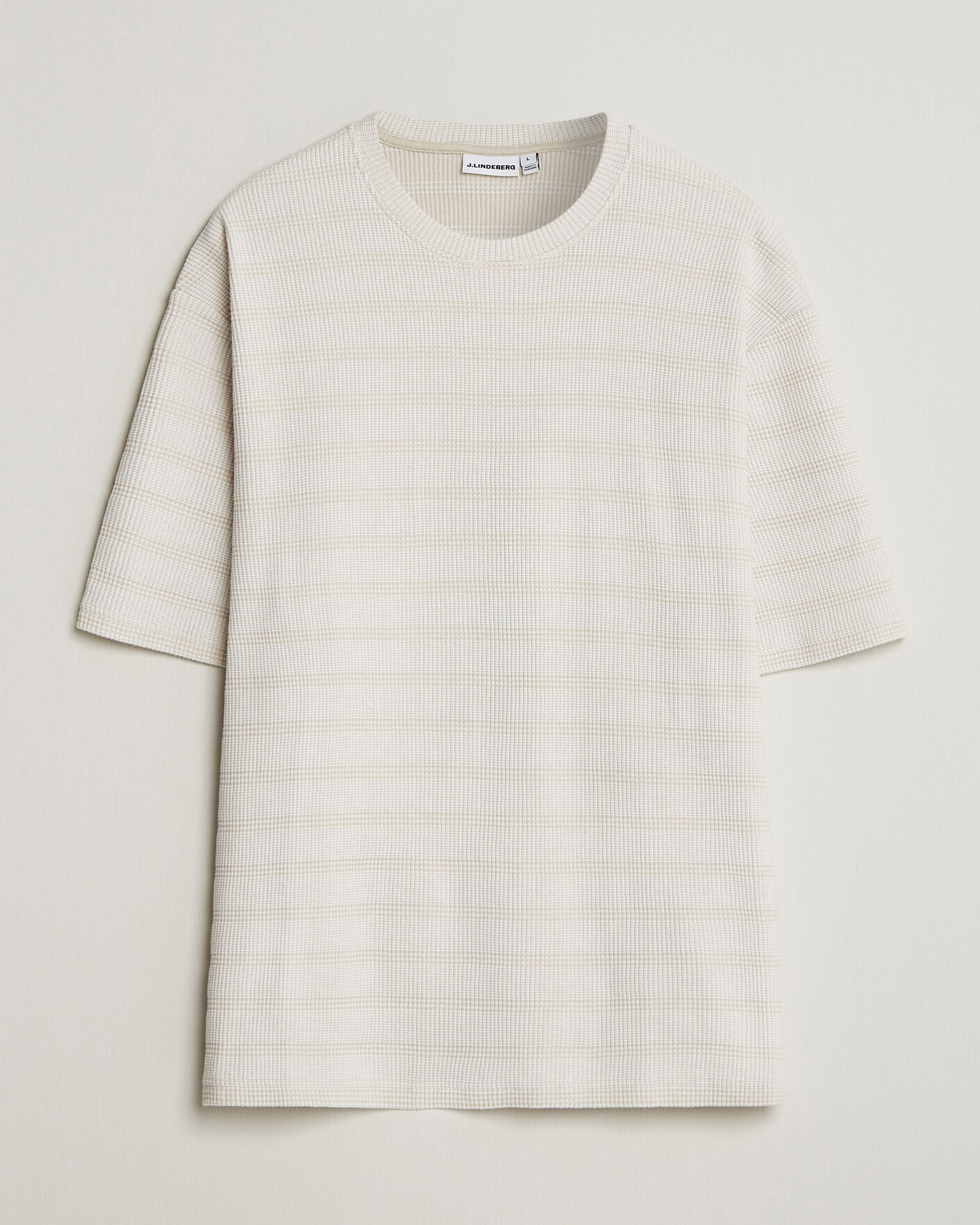 Hombres | Camisetas | J.Lindeberg | Jose Jacquard T-Shirt Moonbeam