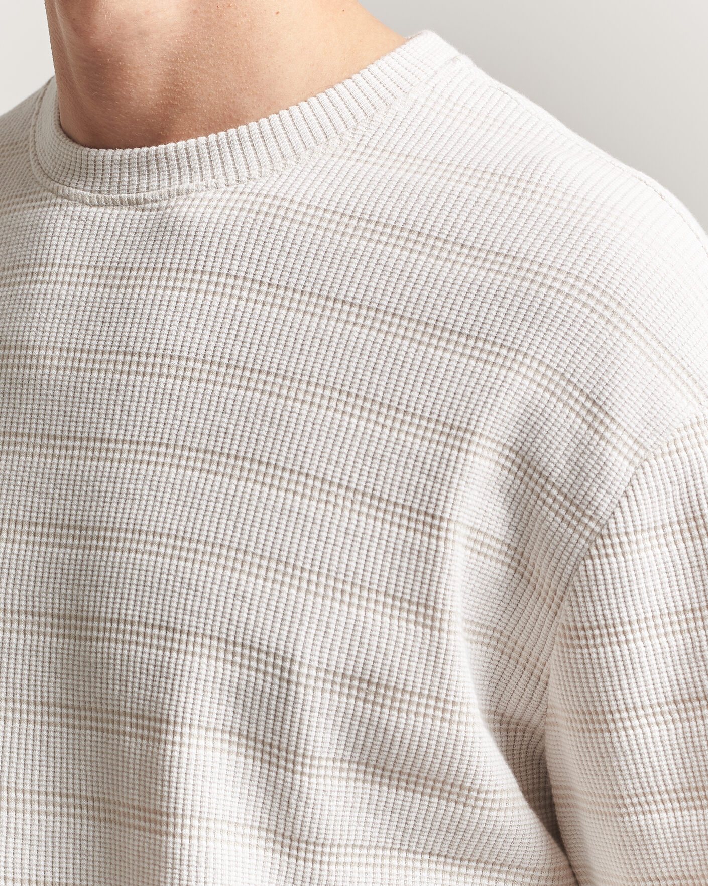 Hombres | Camisetas | J.Lindeberg | Jose Jacquard T-Shirt Moonbeam