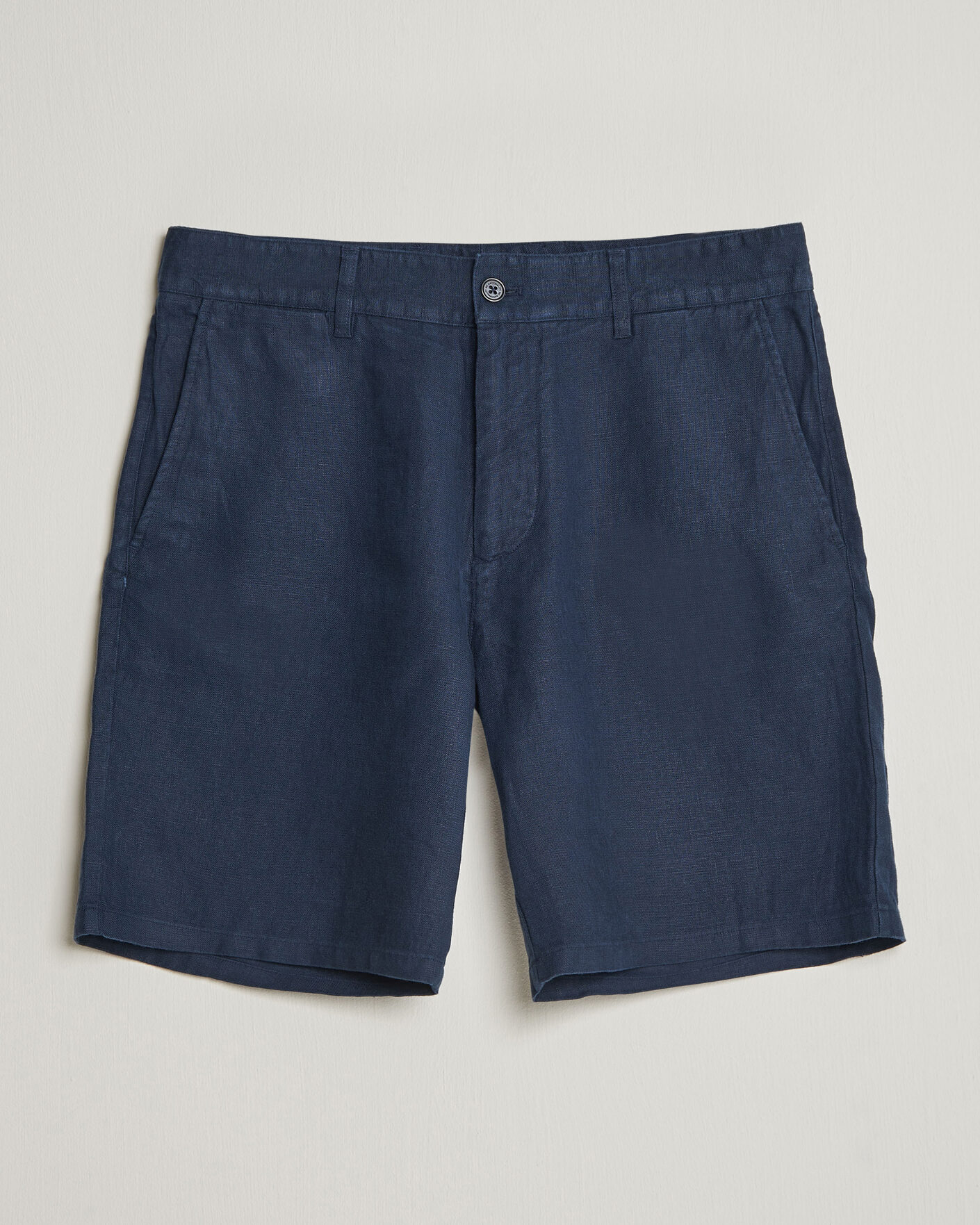 Hombres | Pantalones cortos | NN07 | Aden Linen Shorts Navy Blue