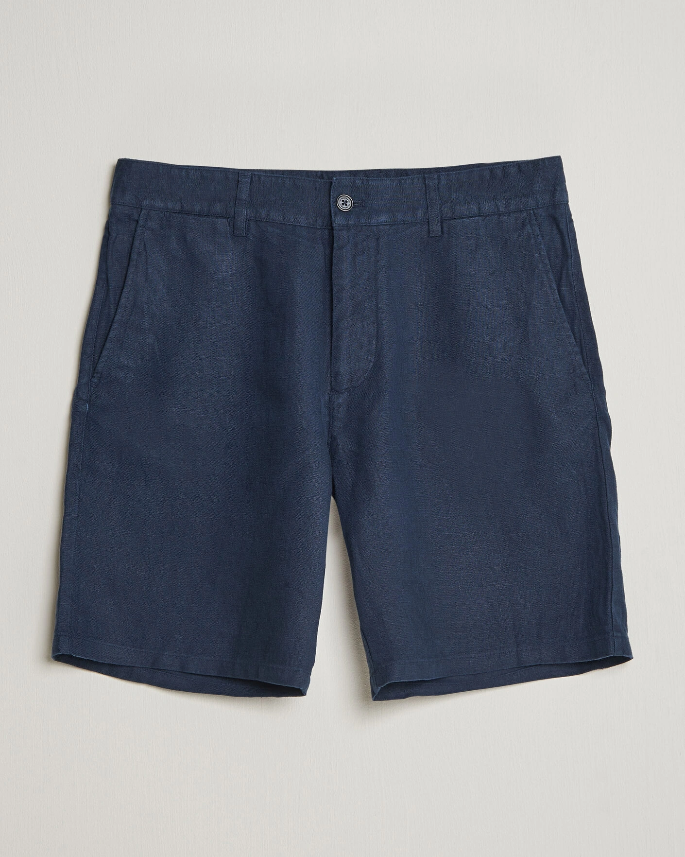 Hombres | Pantalones cortos | NN07 | Aden Linen Shorts Navy Blue