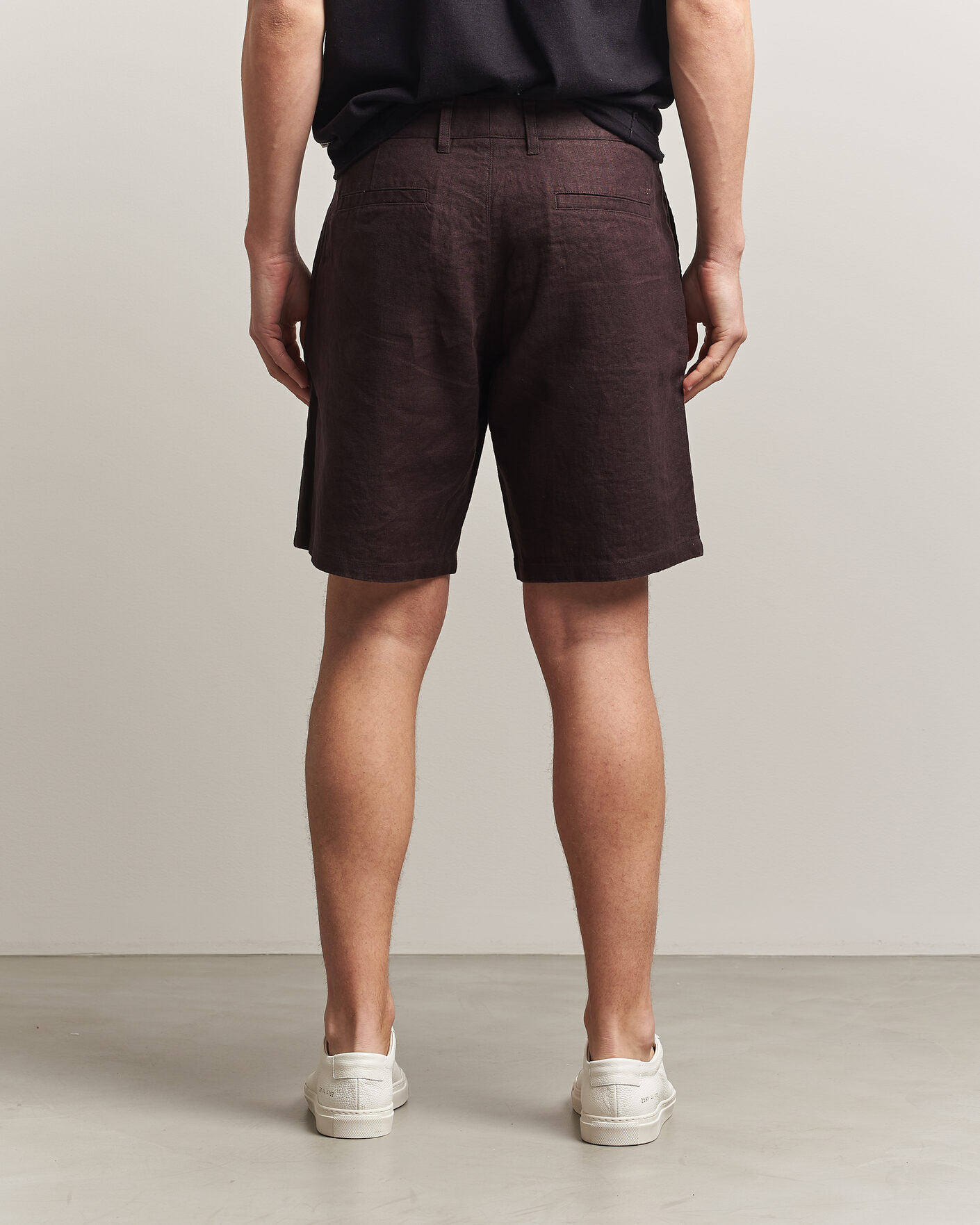 Hombres | Pantalones cortos | NN07 | Aden Linen Shorts Dusky Port