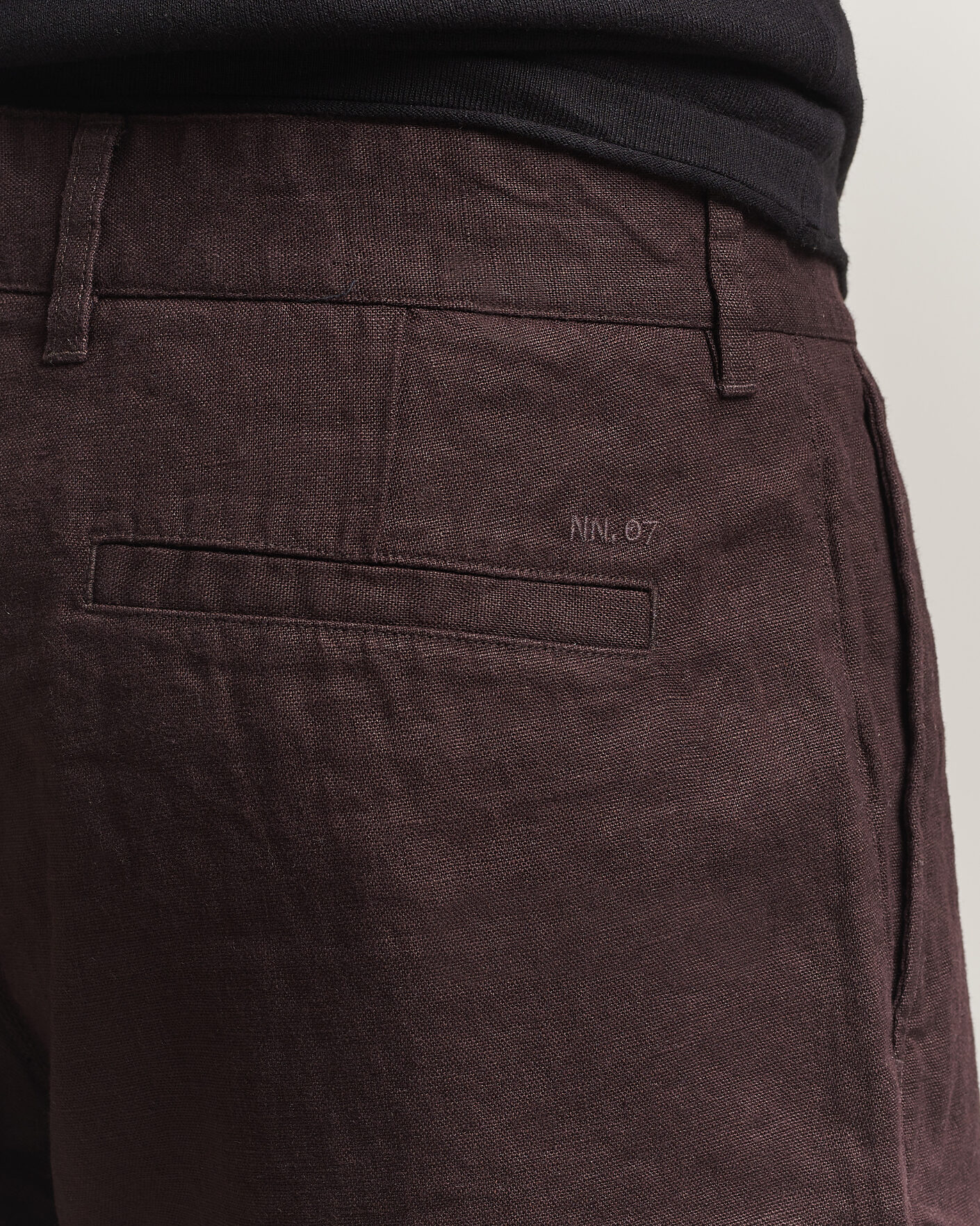 Hombres | Pantalones cortos | NN07 | Aden Linen Shorts Dusky Port