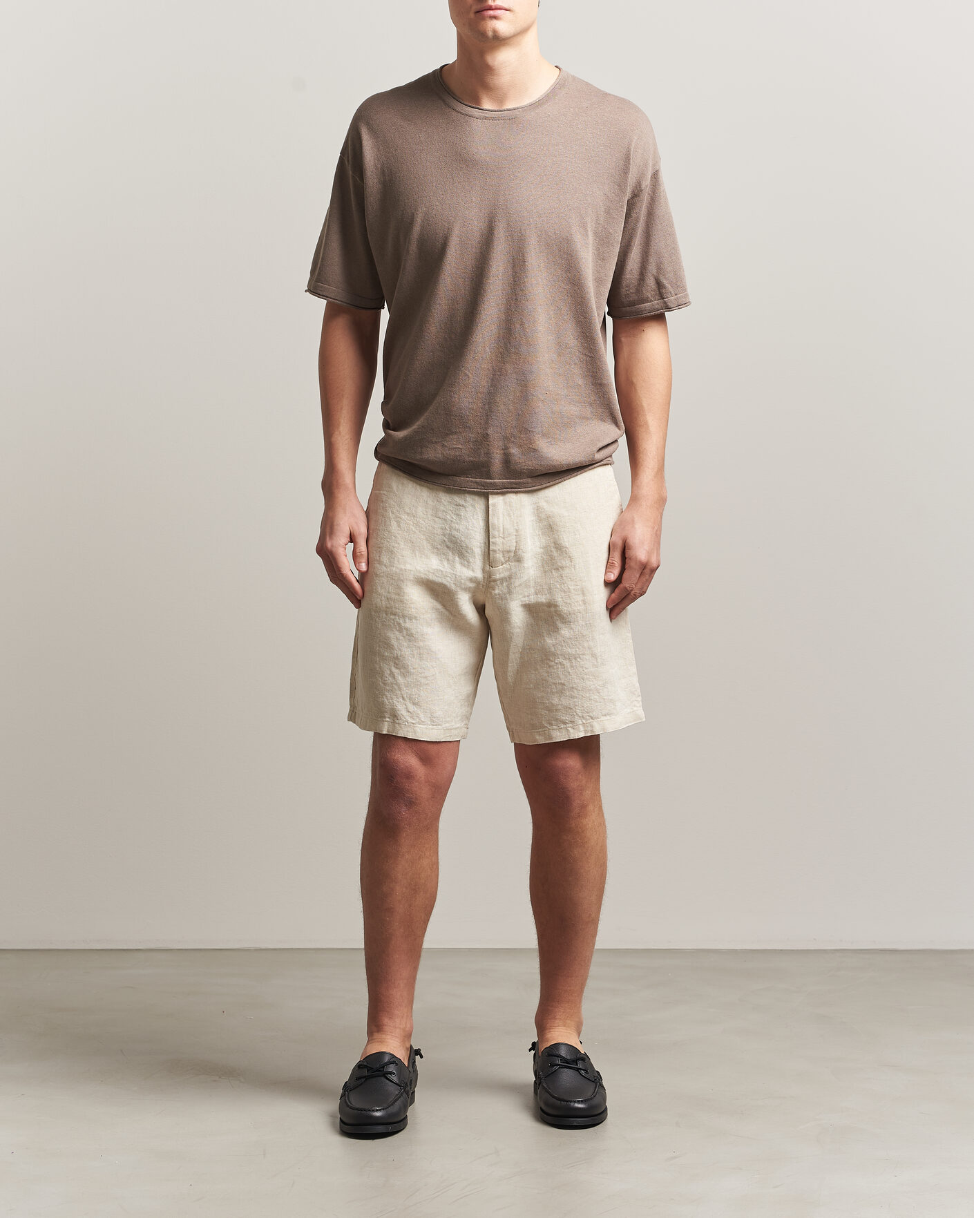 Hombres | Pantalones cortos | NN07 | Aden Linen Shorts Oat