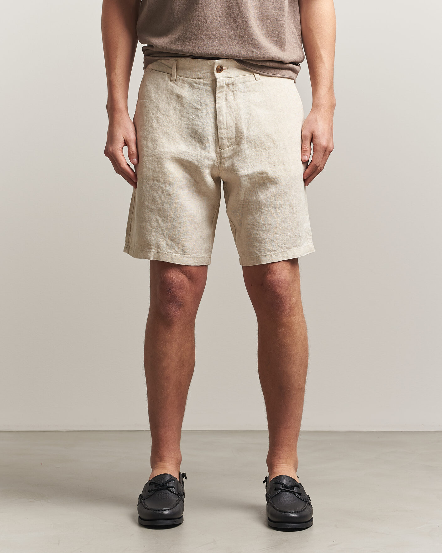 Hombres | Pantalones cortos | NN07 | Aden Linen Shorts Oat