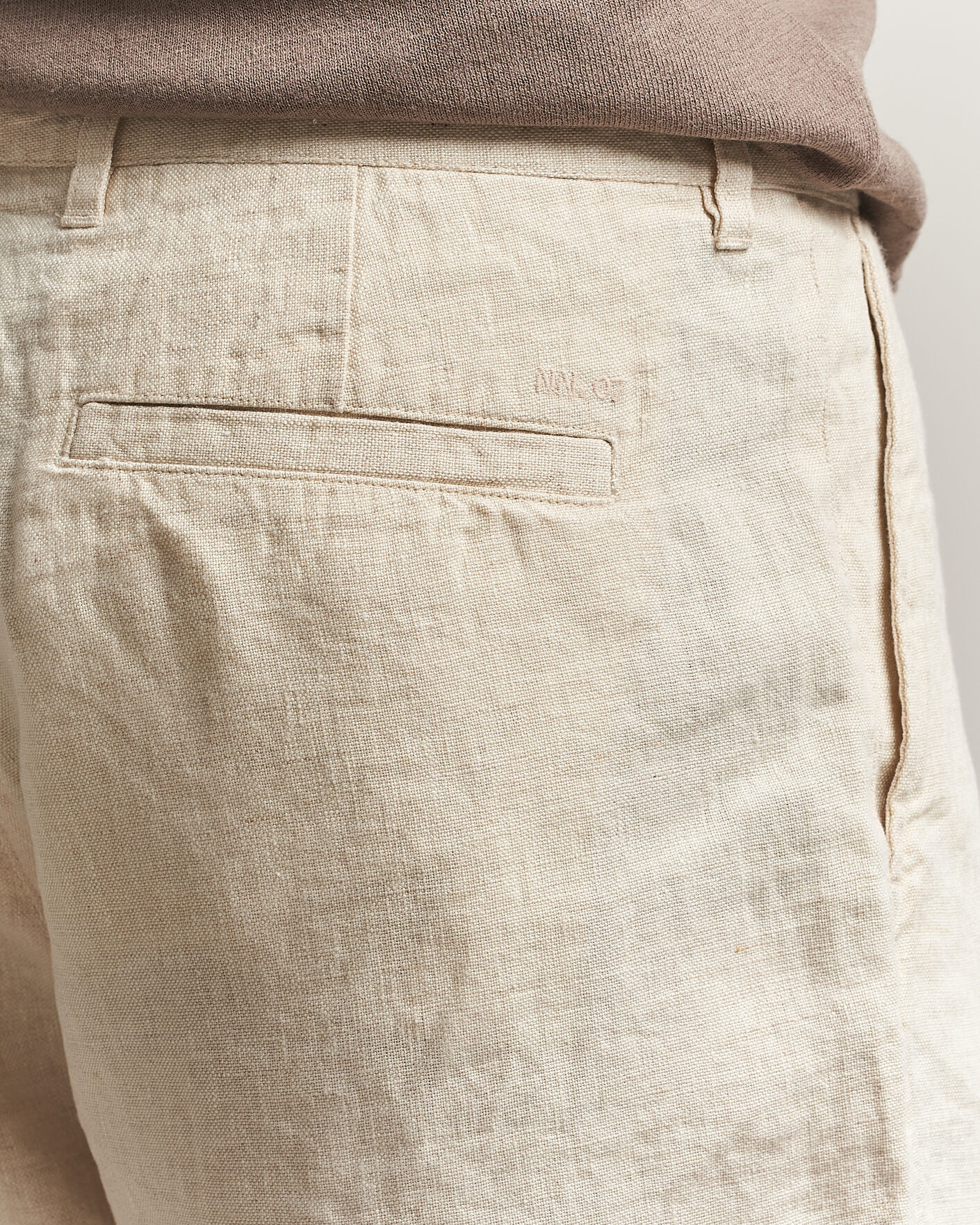 Hombres | Pantalones cortos | NN07 | Aden Linen Shorts Oat