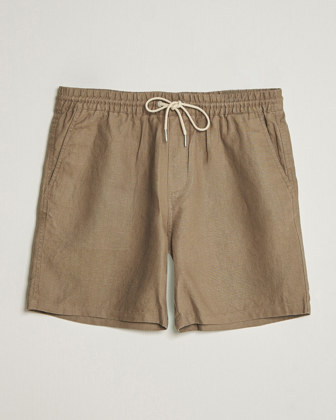 Hombres | Pantalones cortos | NN07 | Gregor Linen Drawstring Shorts Clay Mirage