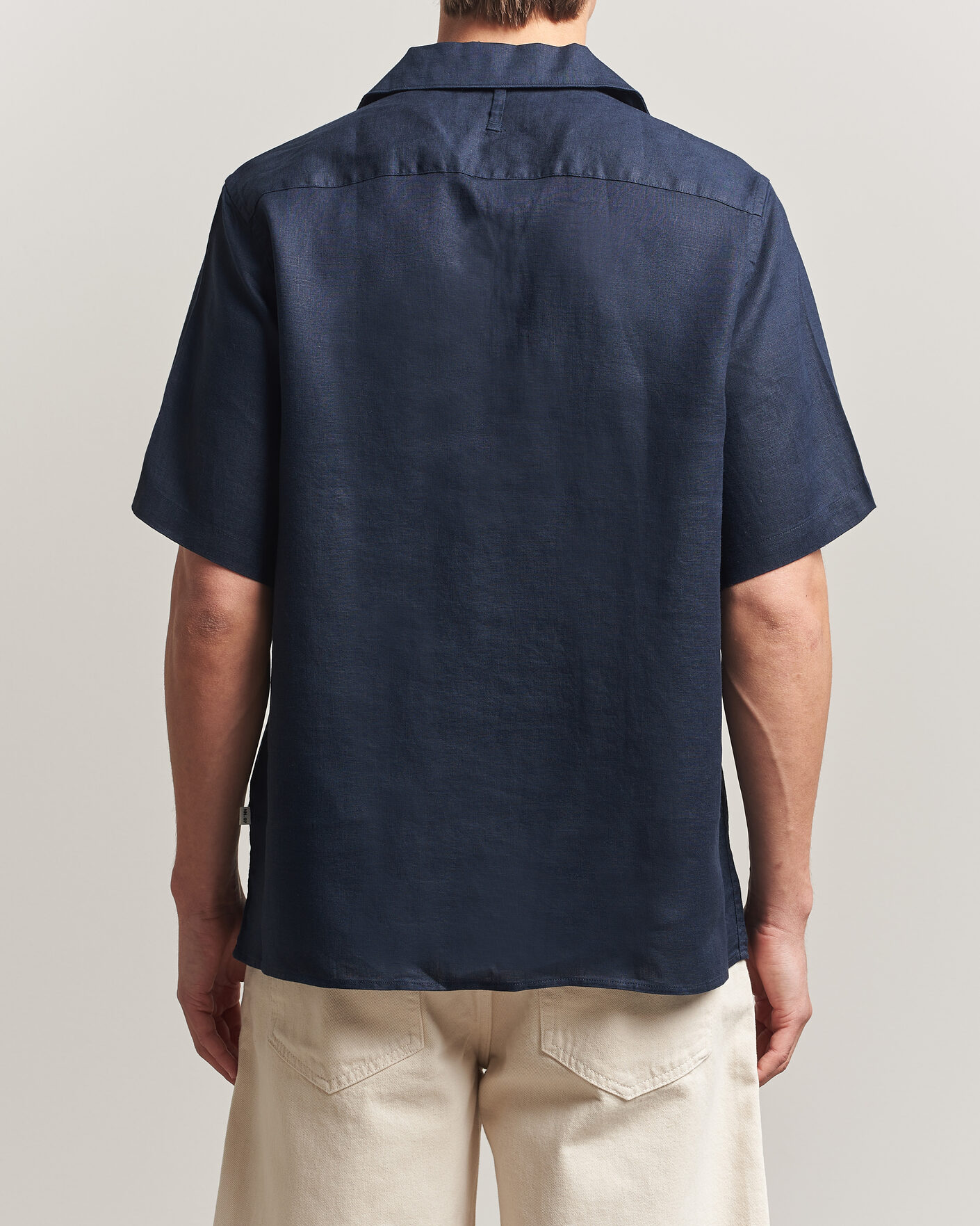 Hombres | Camisas | NN07 | Julio Linen Resort Shirt Navy Blue