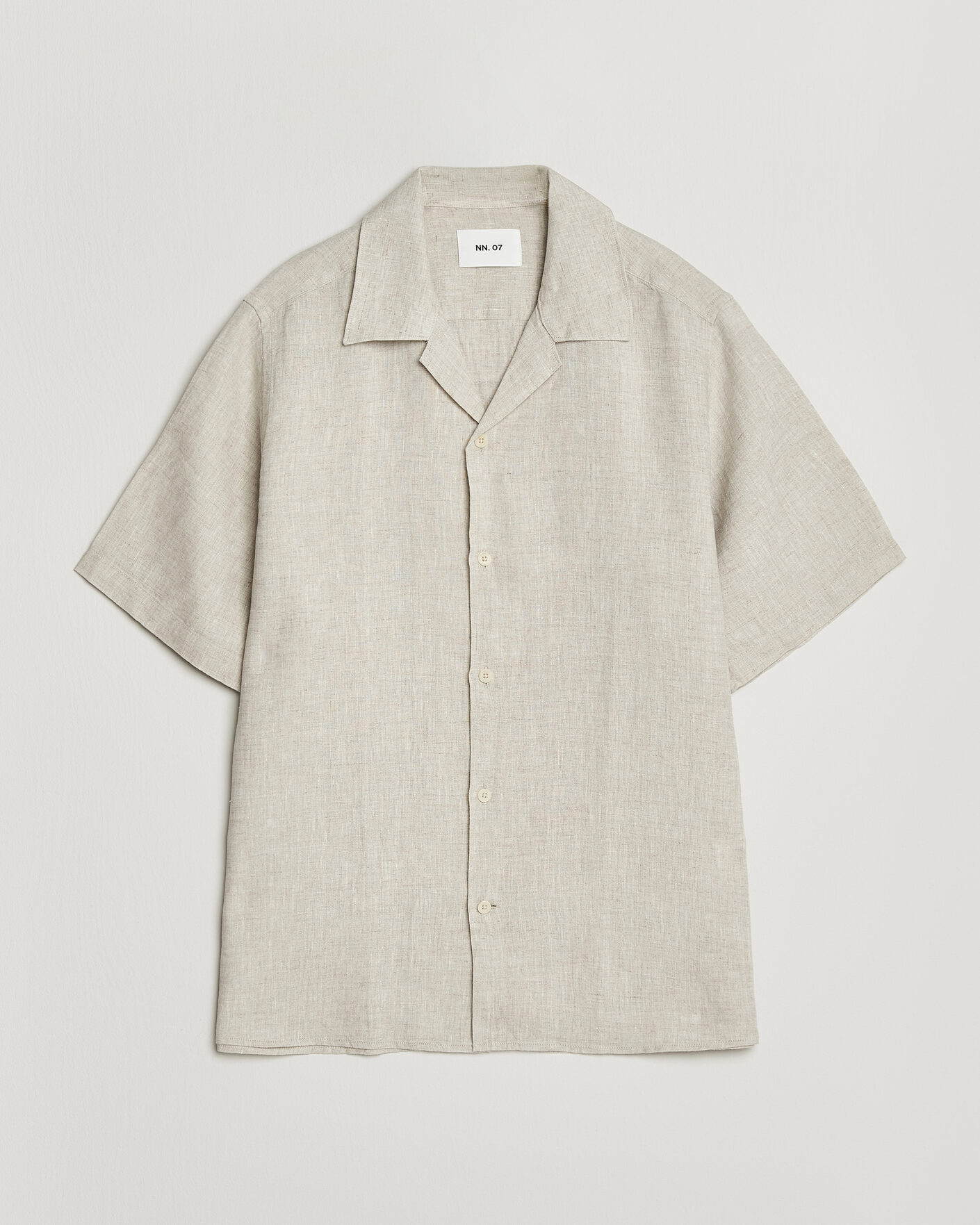 Hombres | Camisas | NN07 | Julio Linen Resort Shirt Oat