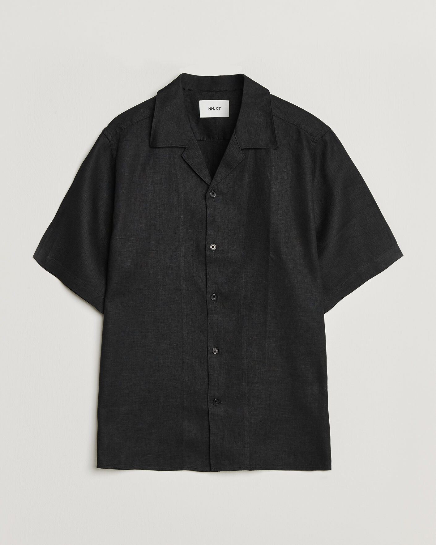 Hombres | Camisas | NN07 | Julio Linen Resort Shirt Black