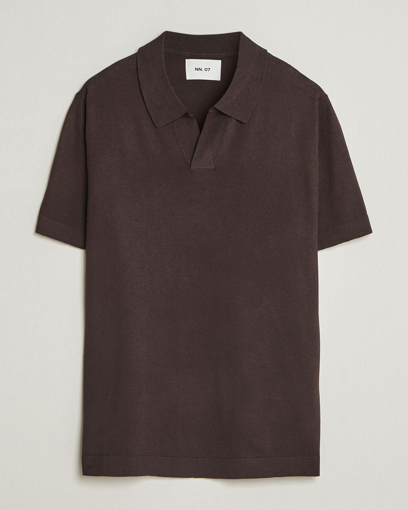 Hombres | Polos | NN07 | Ryan Cotton/Linen Polo Dusky Port