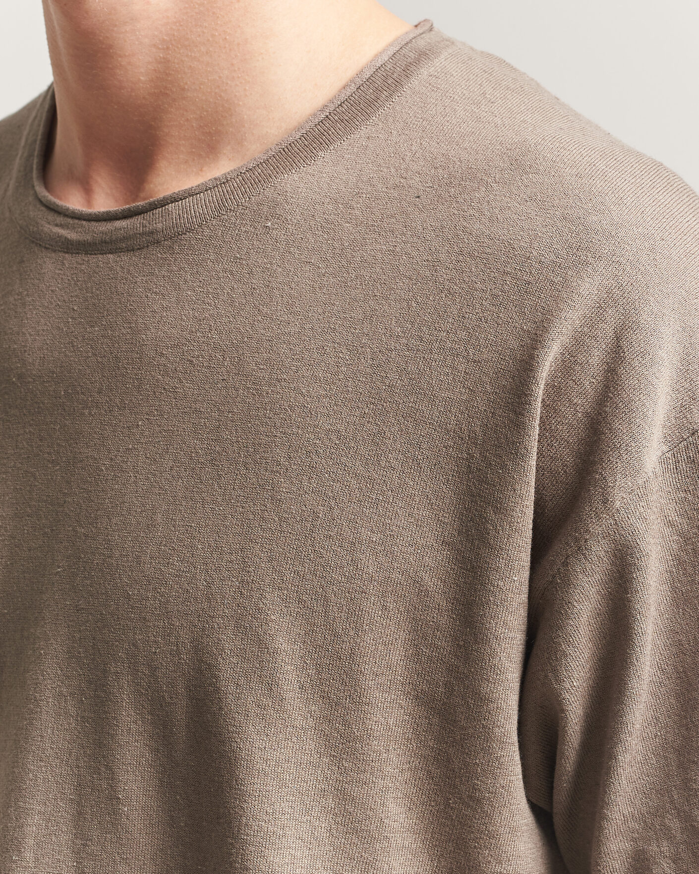 Hombres | Camisetas | NN07 | Ryan Cotton/Linen T-Shirt Clay Mirage