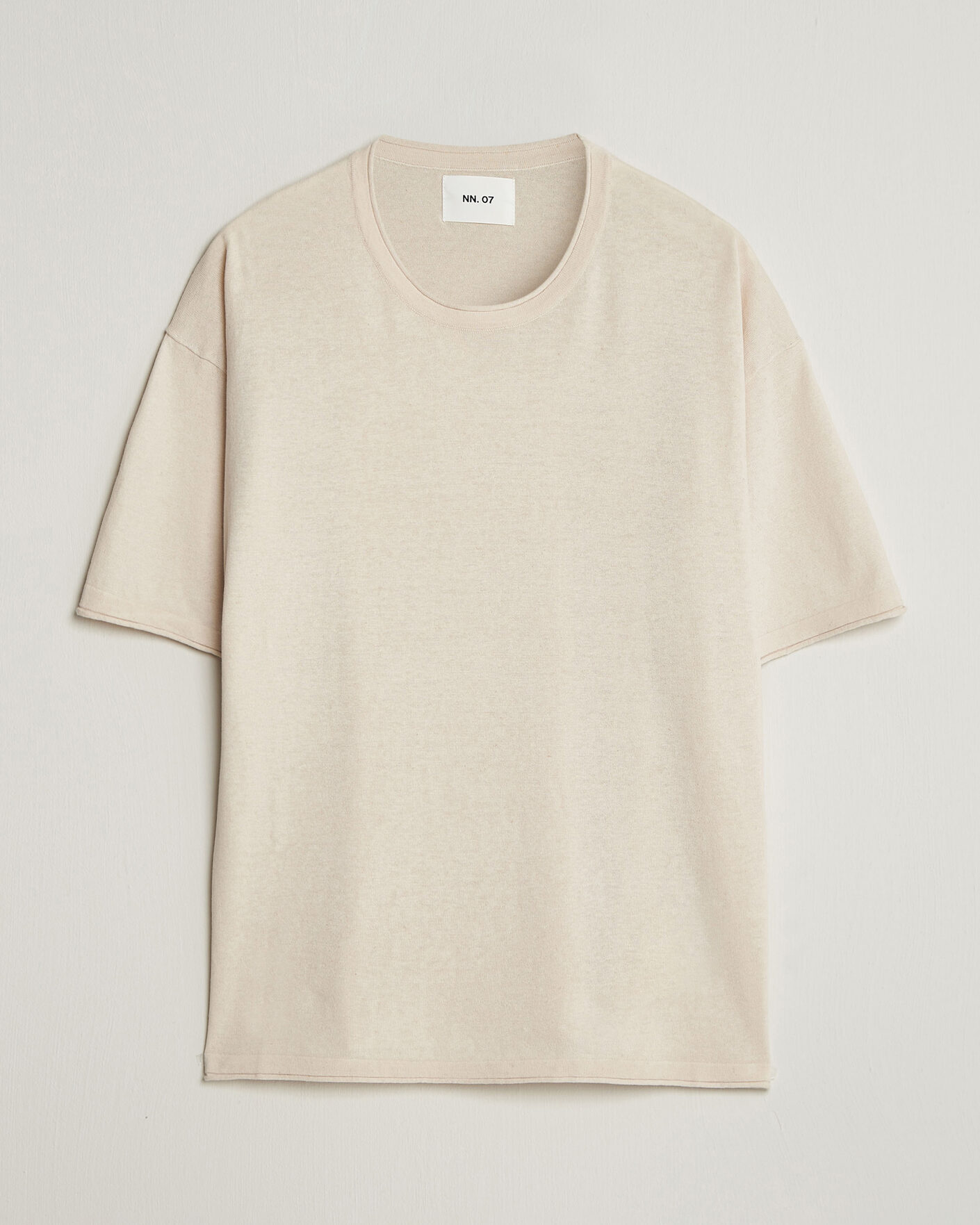 Hombres | Camisetas | NN07 | Ryan Cotton/Linen T-Shirt Oat
