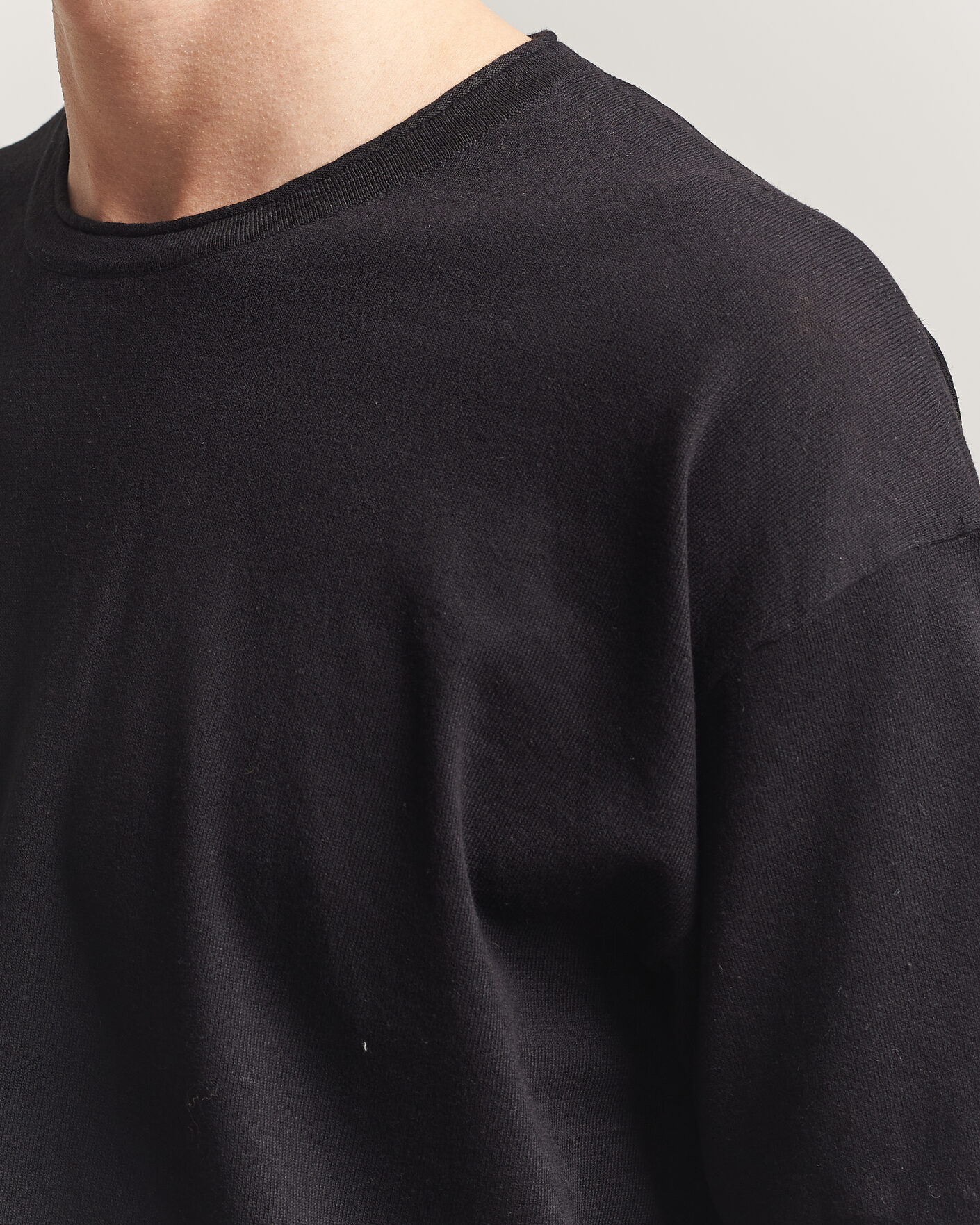 Hombres | Camisetas | NN07 | Ryan Cotton/Linen T-Shirt Black