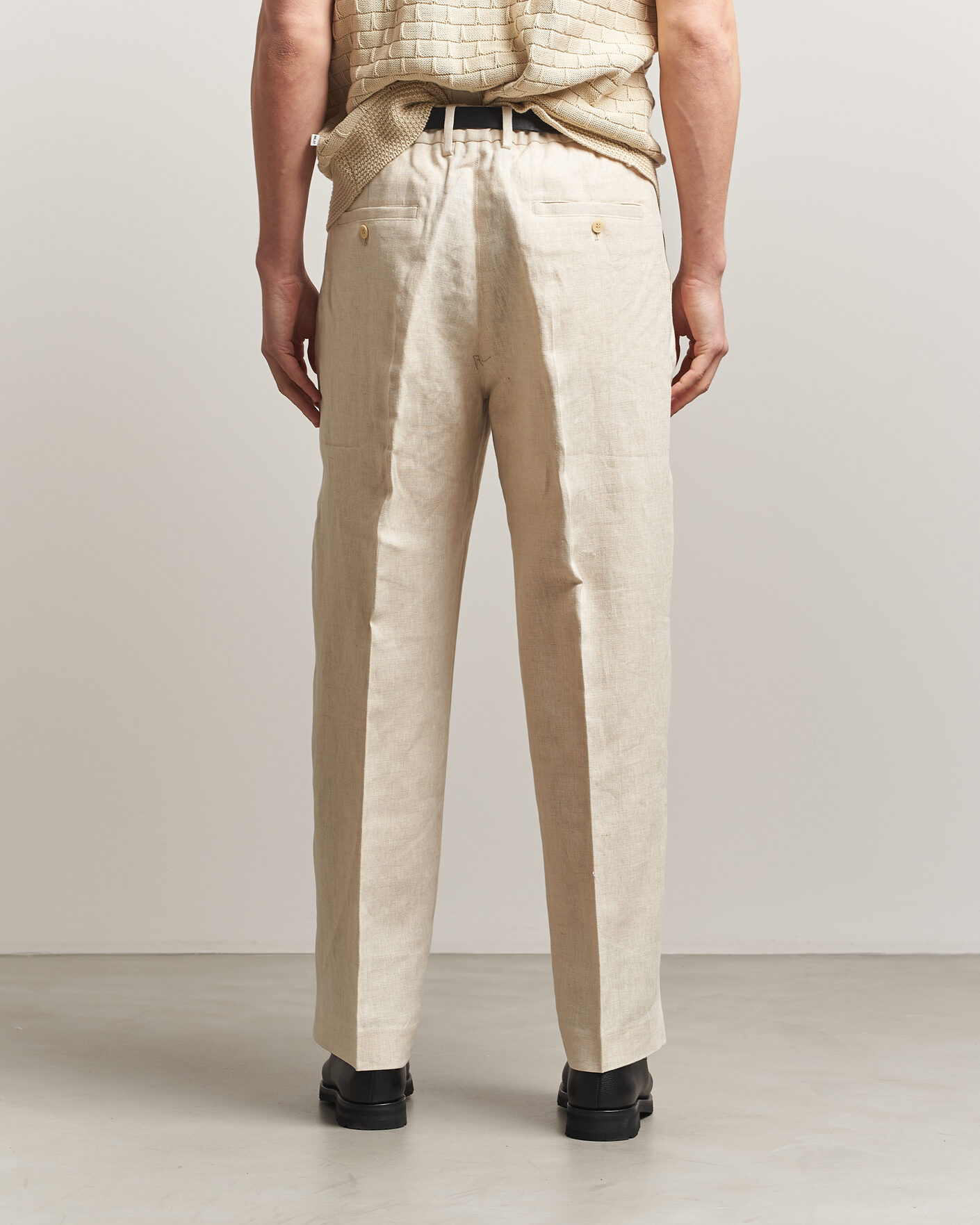 Hombres | Pantalones | NN07 | Kay Relaxed Fit Linen Trousers Oat