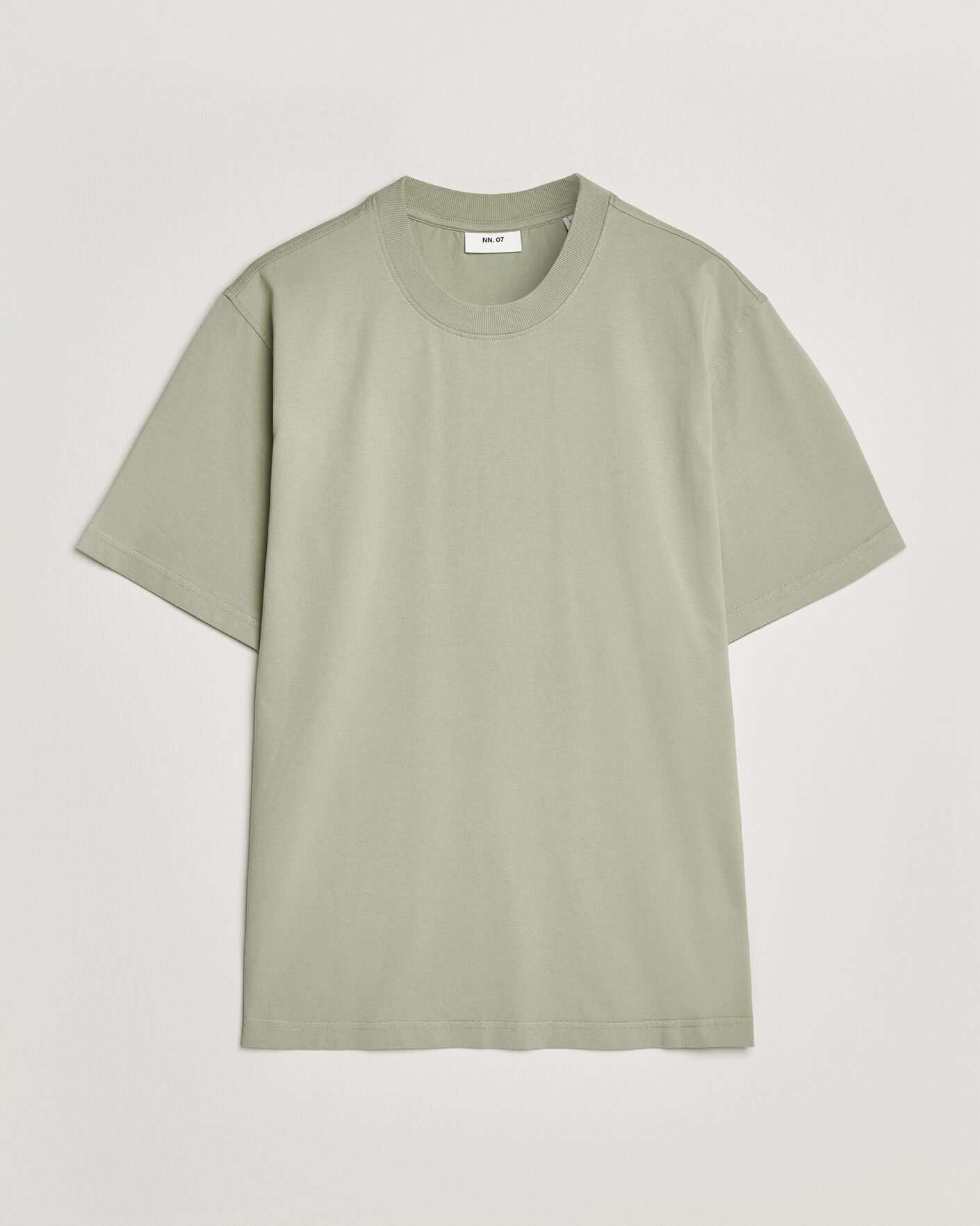 Hombres | Camisetas | NN07 | Adam Crew Neck T-Shirt Sage Green