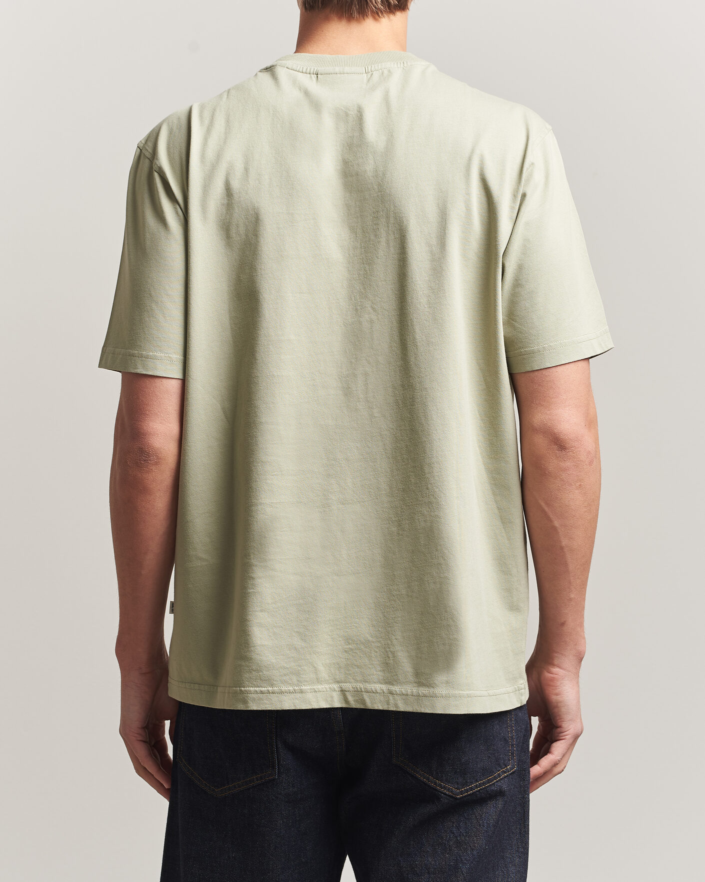 Hombres | Camisetas | NN07 | Adam Crew Neck T-Shirt Sage Green