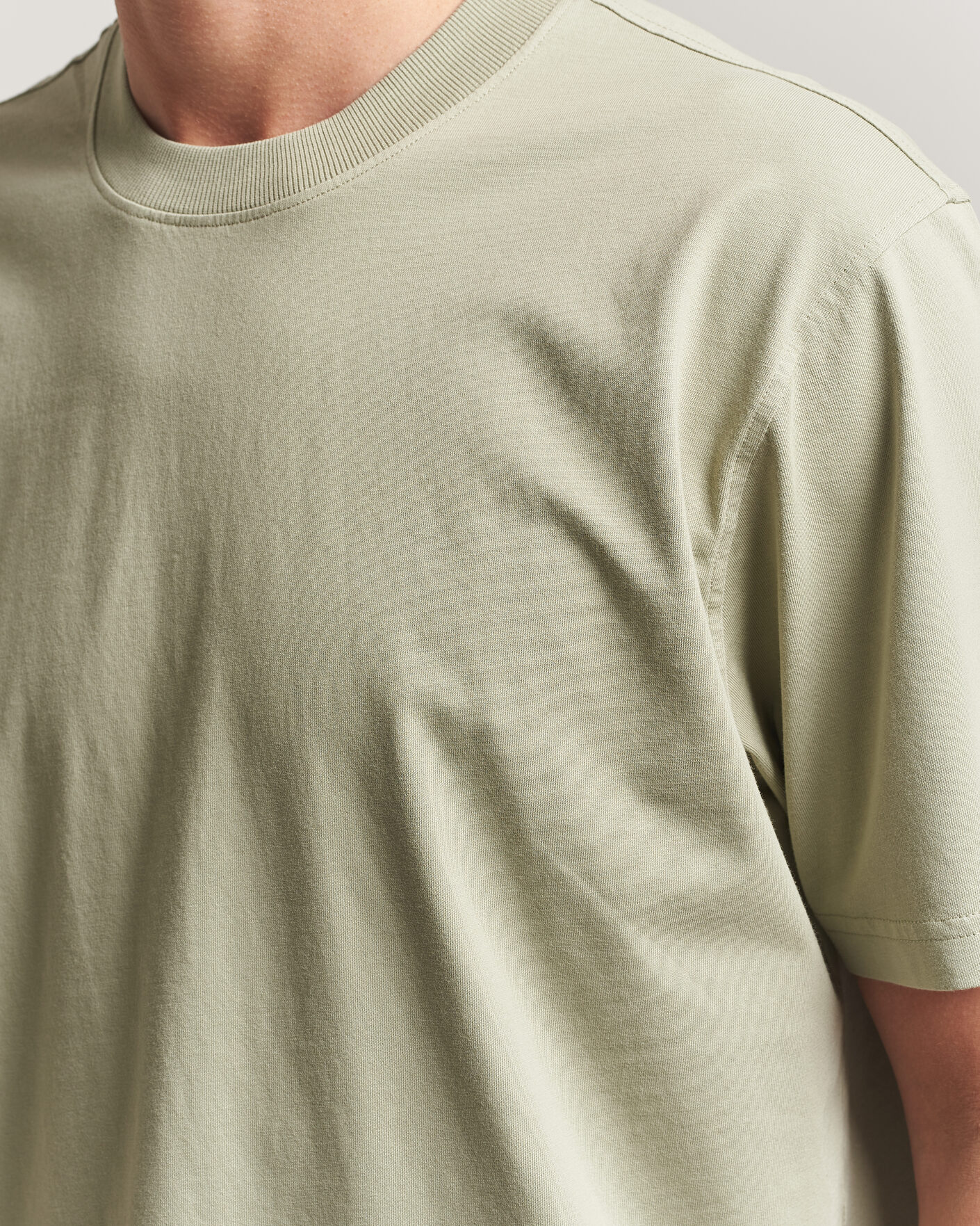 Hombres | Camisetas | NN07 | Adam Crew Neck T-Shirt Sage Green