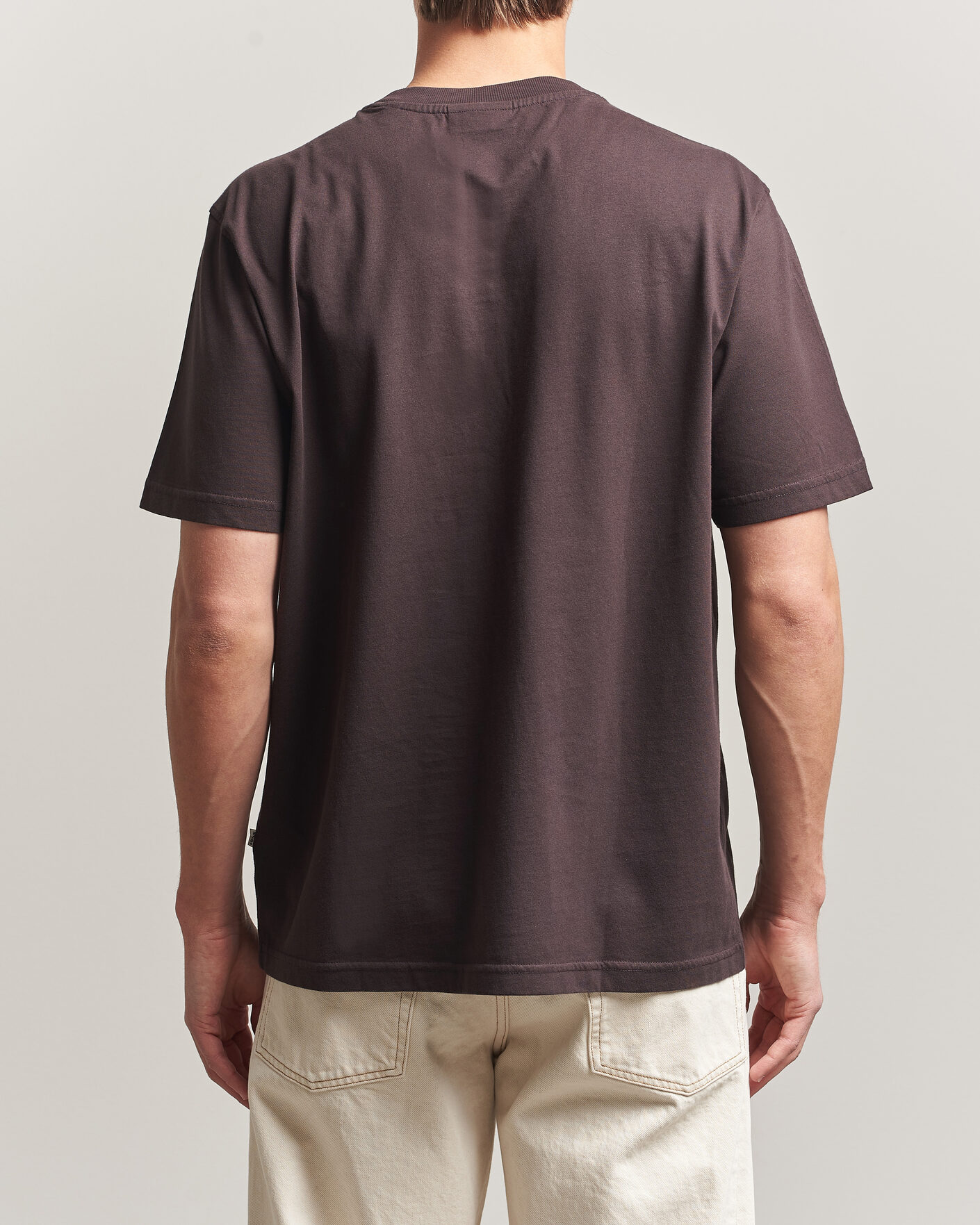 Hombres | Camisetas | NN07 | Adam Crew Neck T-Shirt Dusky Port