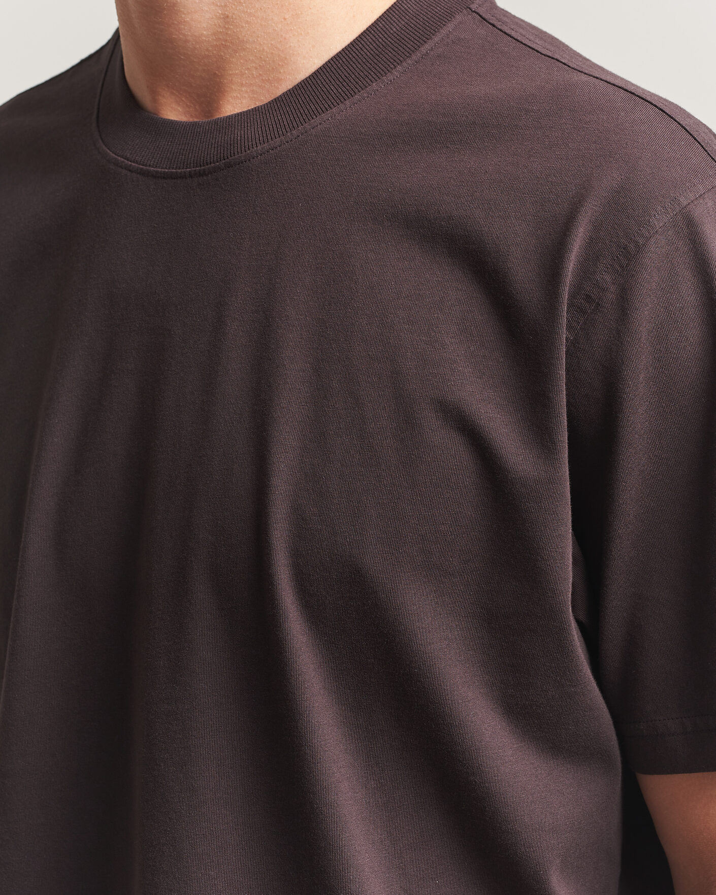 Hombres | Camisetas | NN07 | Adam Crew Neck T-Shirt Dusky Port