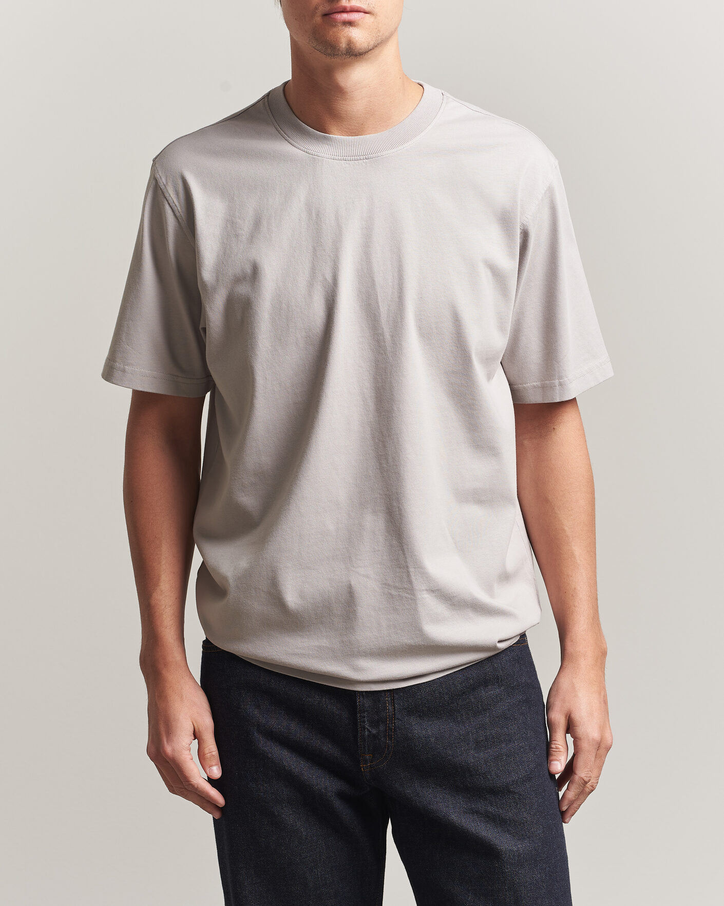 Hombres | Camisetas | NN07 | Adam Crew Neck T-Shirt Moon Dust