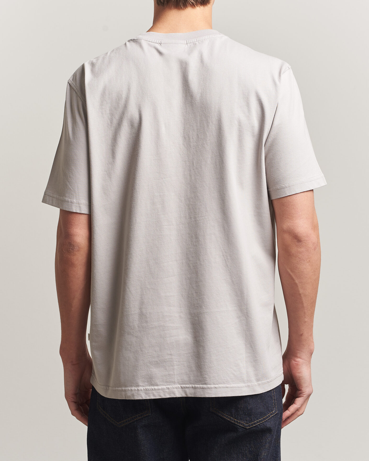 Hombres | Camisetas | NN07 | Adam Crew Neck T-Shirt Moon Dust