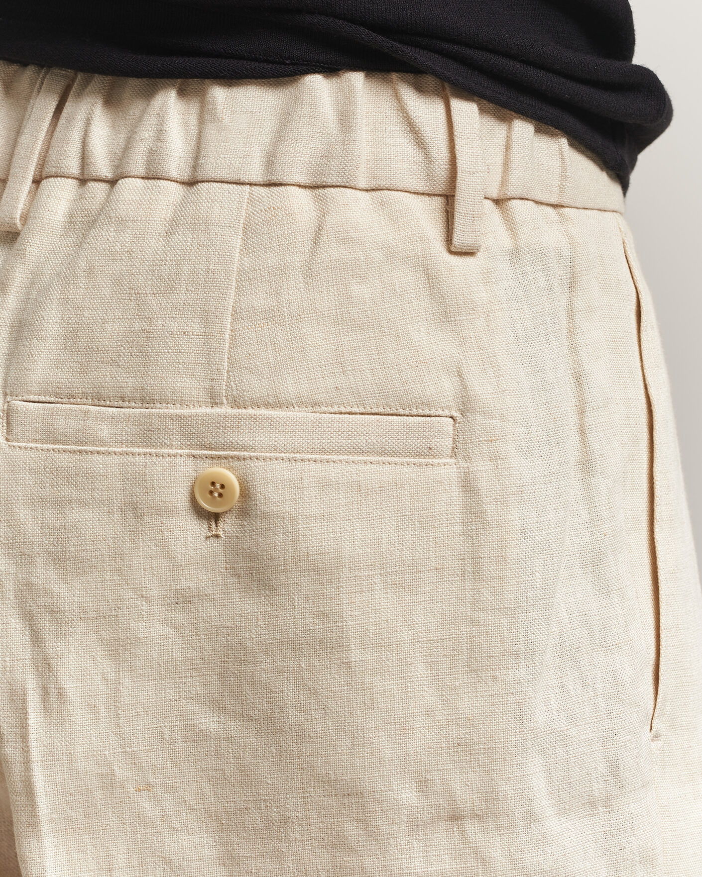 Hombres | Pantalones cortos | NN07 | Kay Relaxed Fit Linen Drawstring Shorts Oat