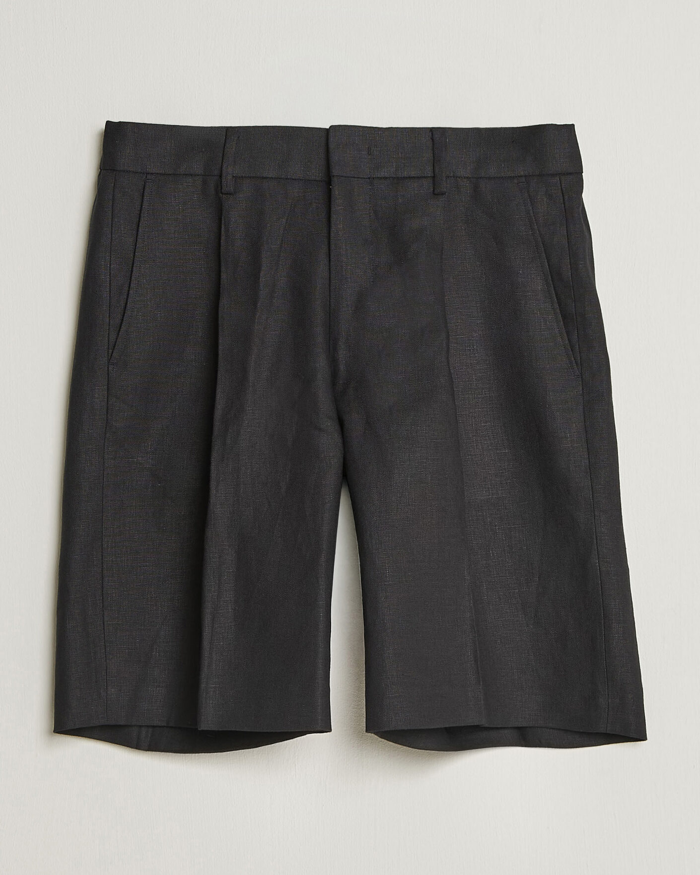 Hombres | Pantalones cortos | NN07 | Kay Relaxed Fit Linen Drawstring Shorts Black