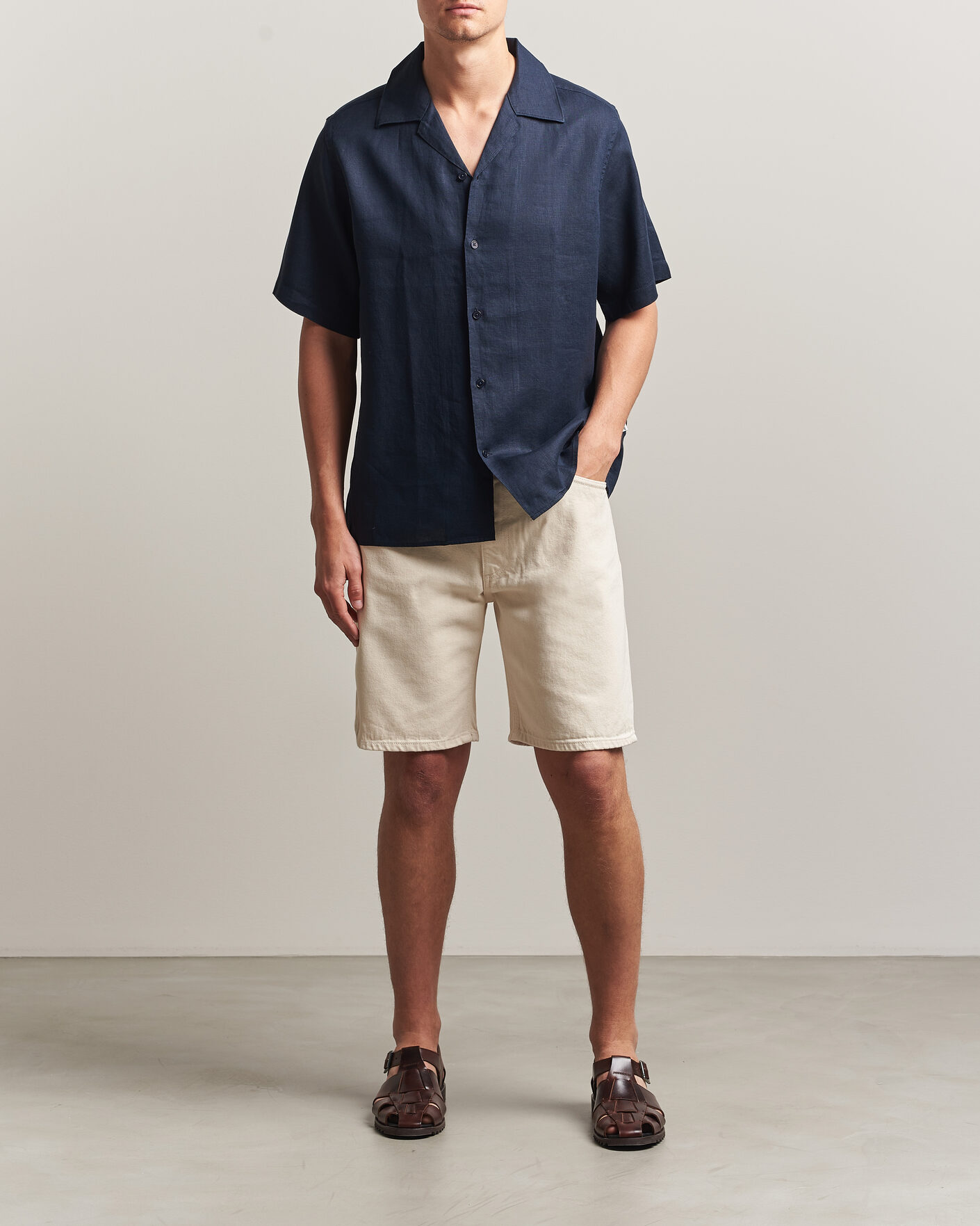 Hombres | Pantalones cortos | NN07 | Otis Denim Shorts Ecru