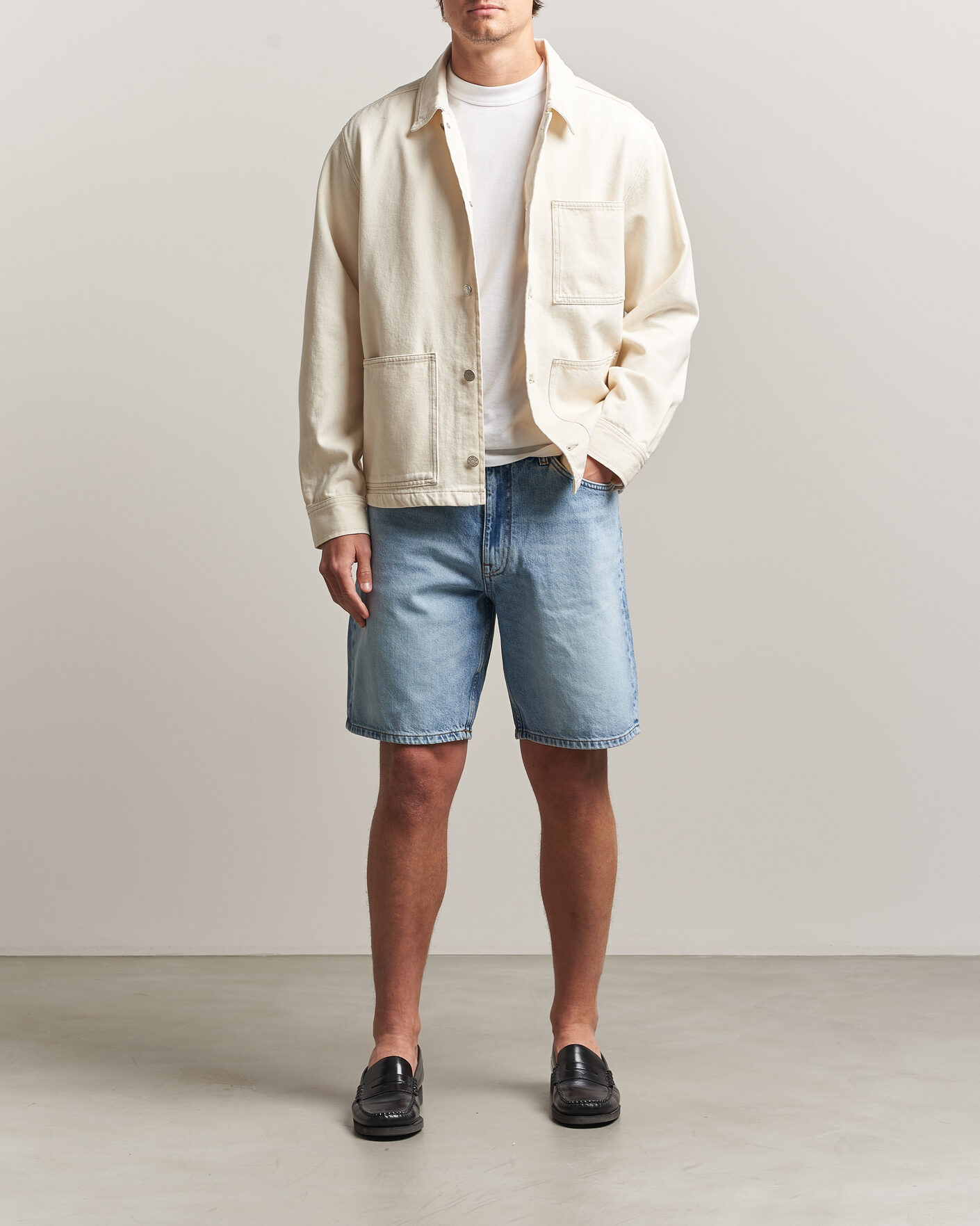 Hombres | Pantalones cortos | NN07 | Otis Denim Shorts Light Blue Washed