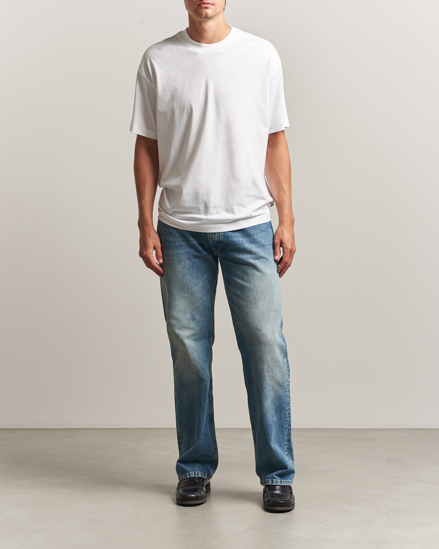 Hombres | Camisetas | NN07 | Lionel Suvin Cotton Crew Neck T-Shirt White