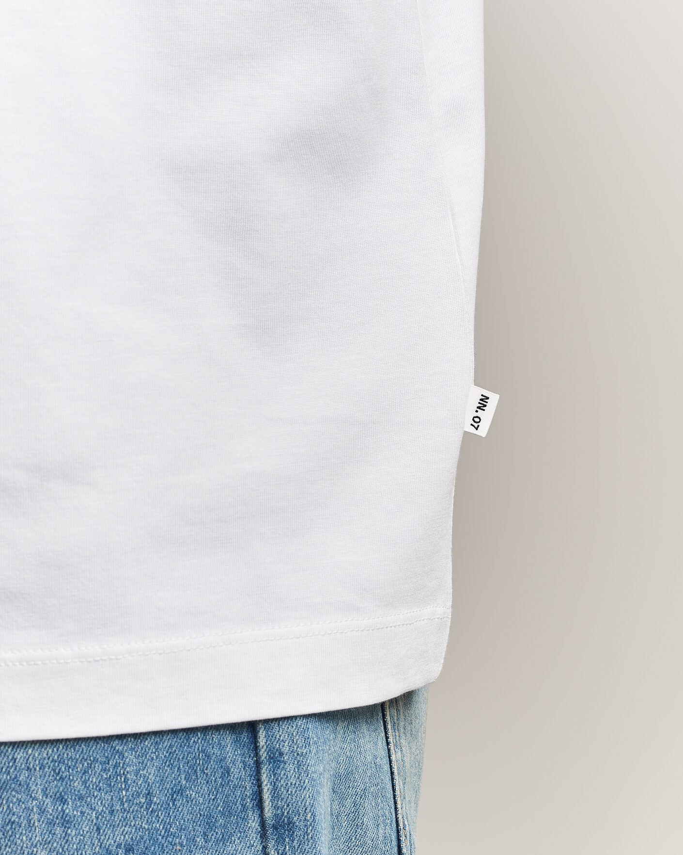Hombres | Camisetas | NN07 | Lionel Suvin Cotton Crew Neck T-Shirt White