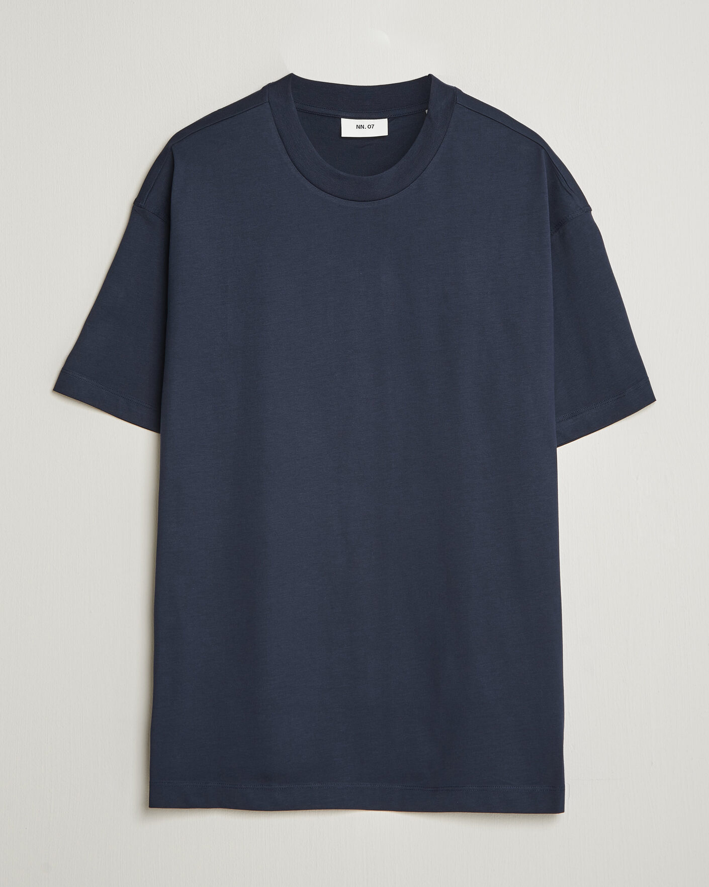 Hombres | Camisetas | NN07 | Lionel Suvin Cotton Crew Neck T-Shirt Navy Blue
