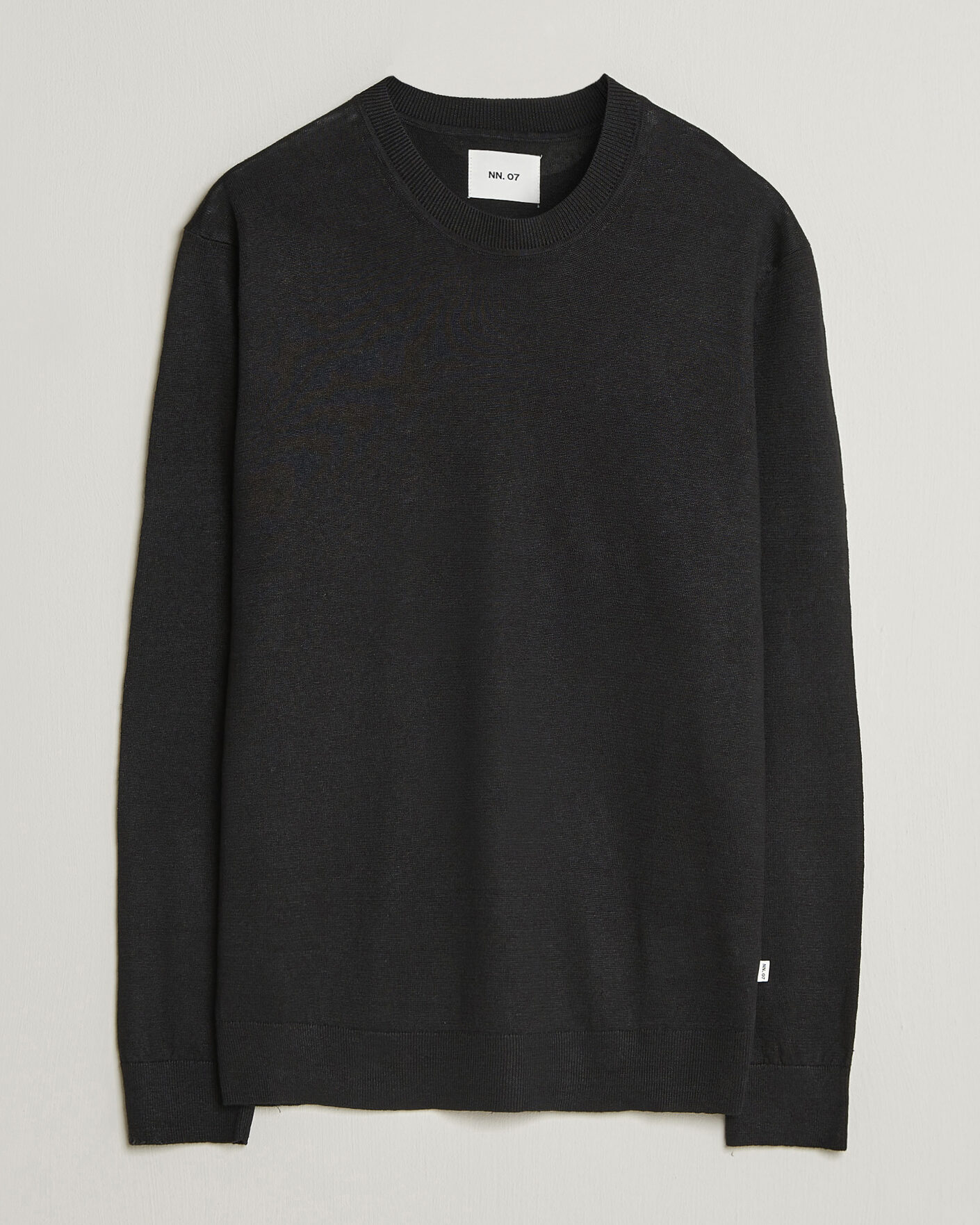 Hombres | Jerséis y prendas de punto | NN07 | Ted Linen Knitted Sweater Black