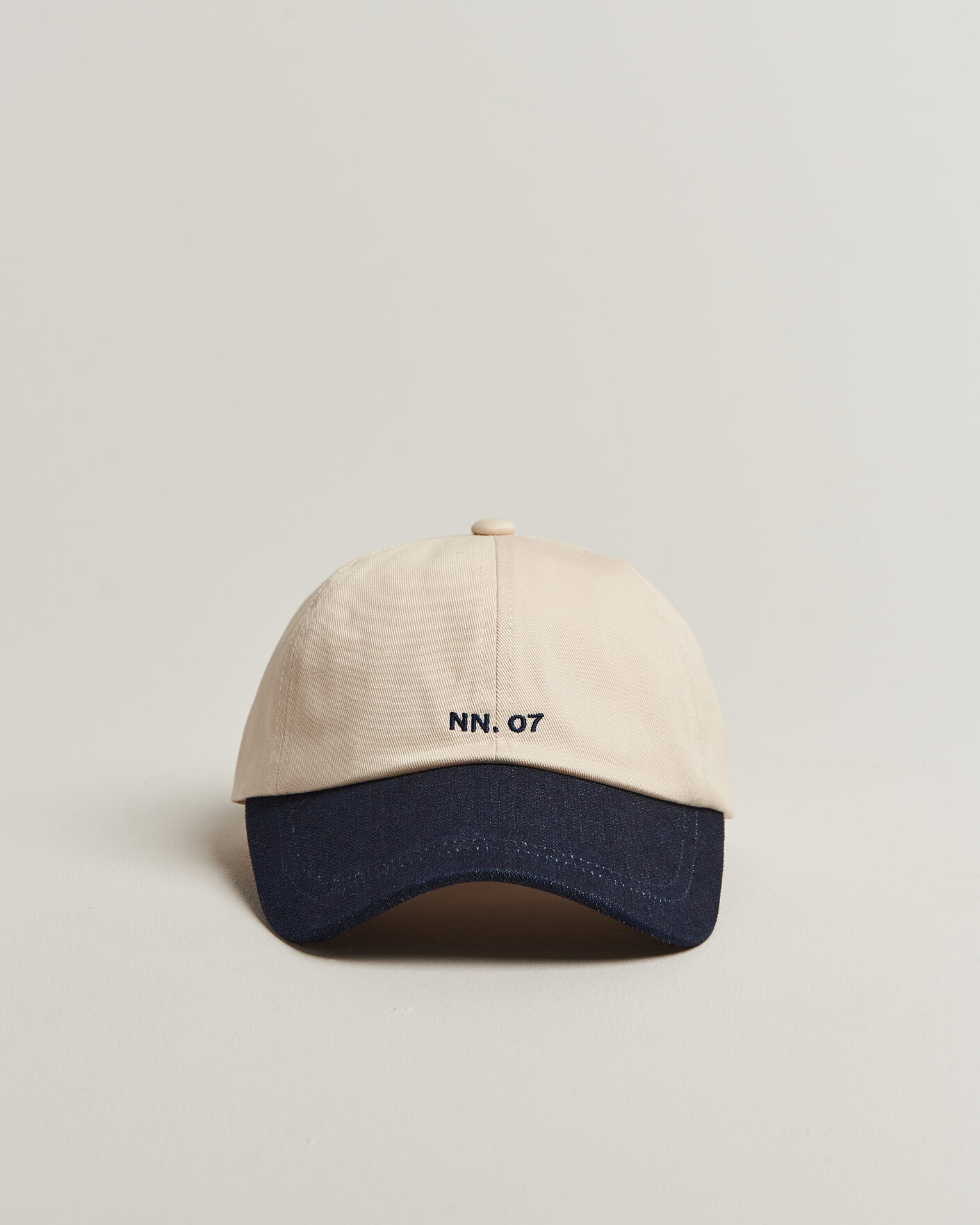 Hombres | Sombreros y gorras | NN07 | Logo Cap Raw Indigo
