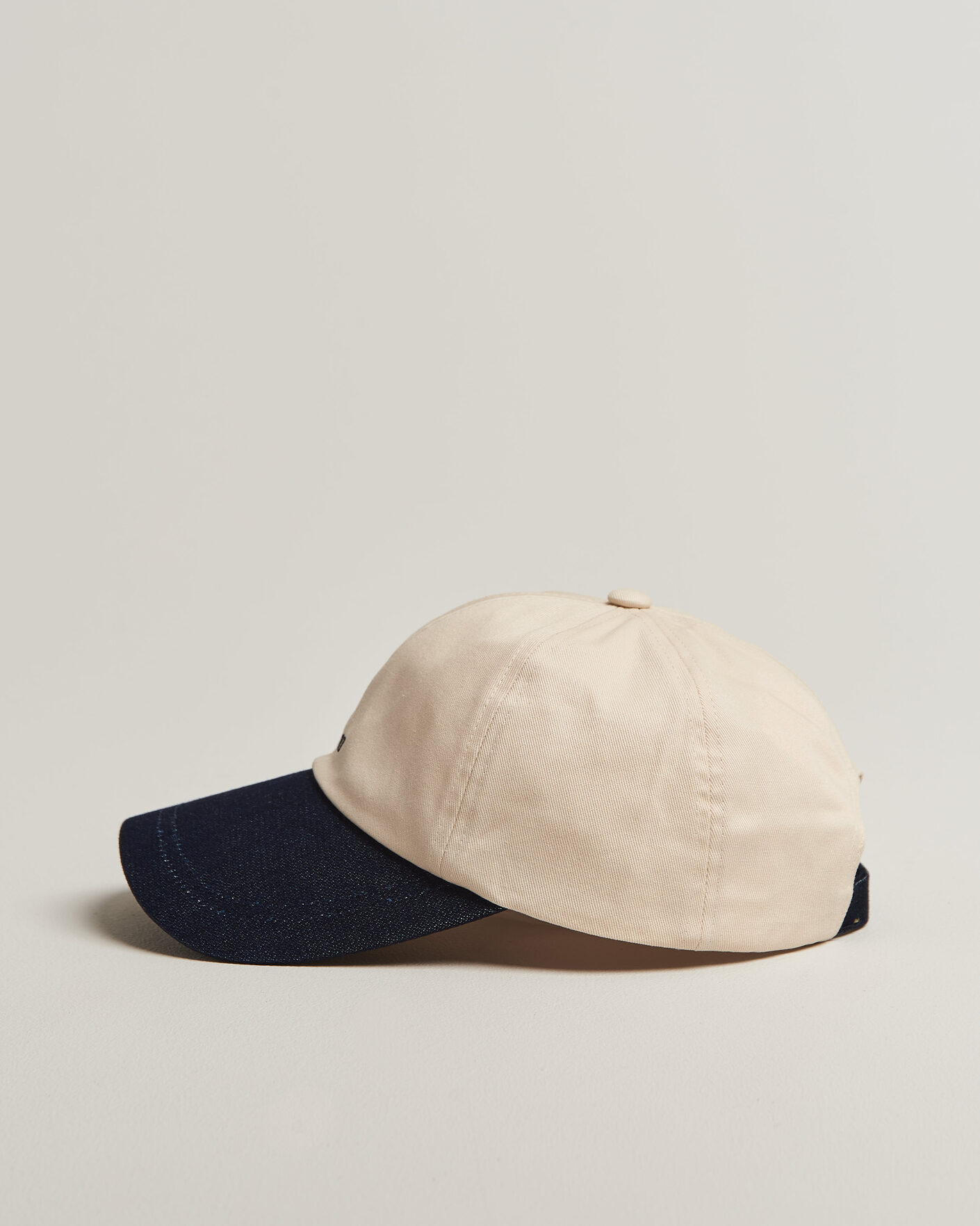 Hombres | Sombreros y gorras | NN07 | Logo Cap Raw Indigo
