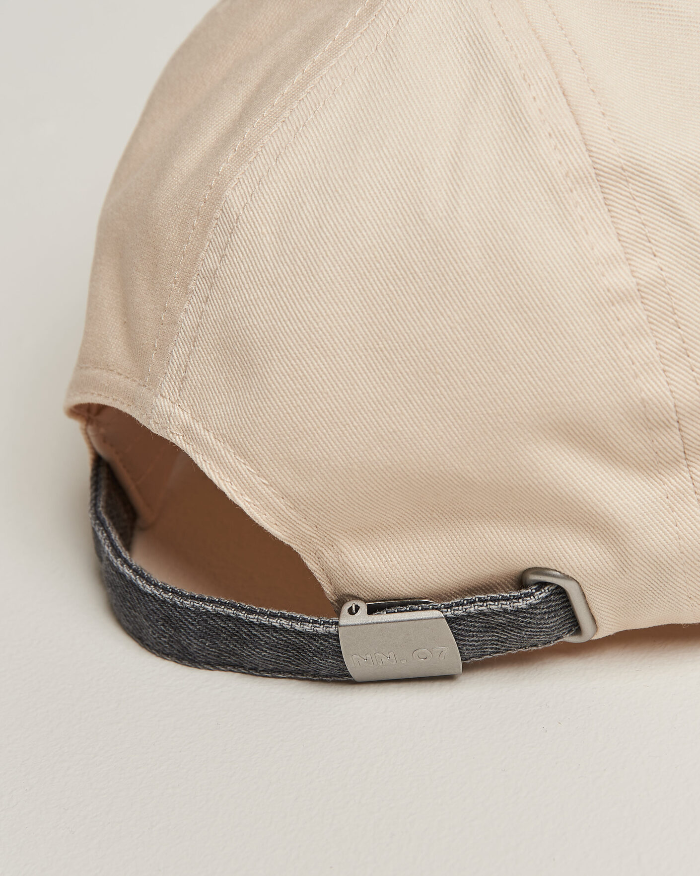 Hombres | NN07 Logo Cap Grey Denim | NN07 | Logo Cap Grey Denim