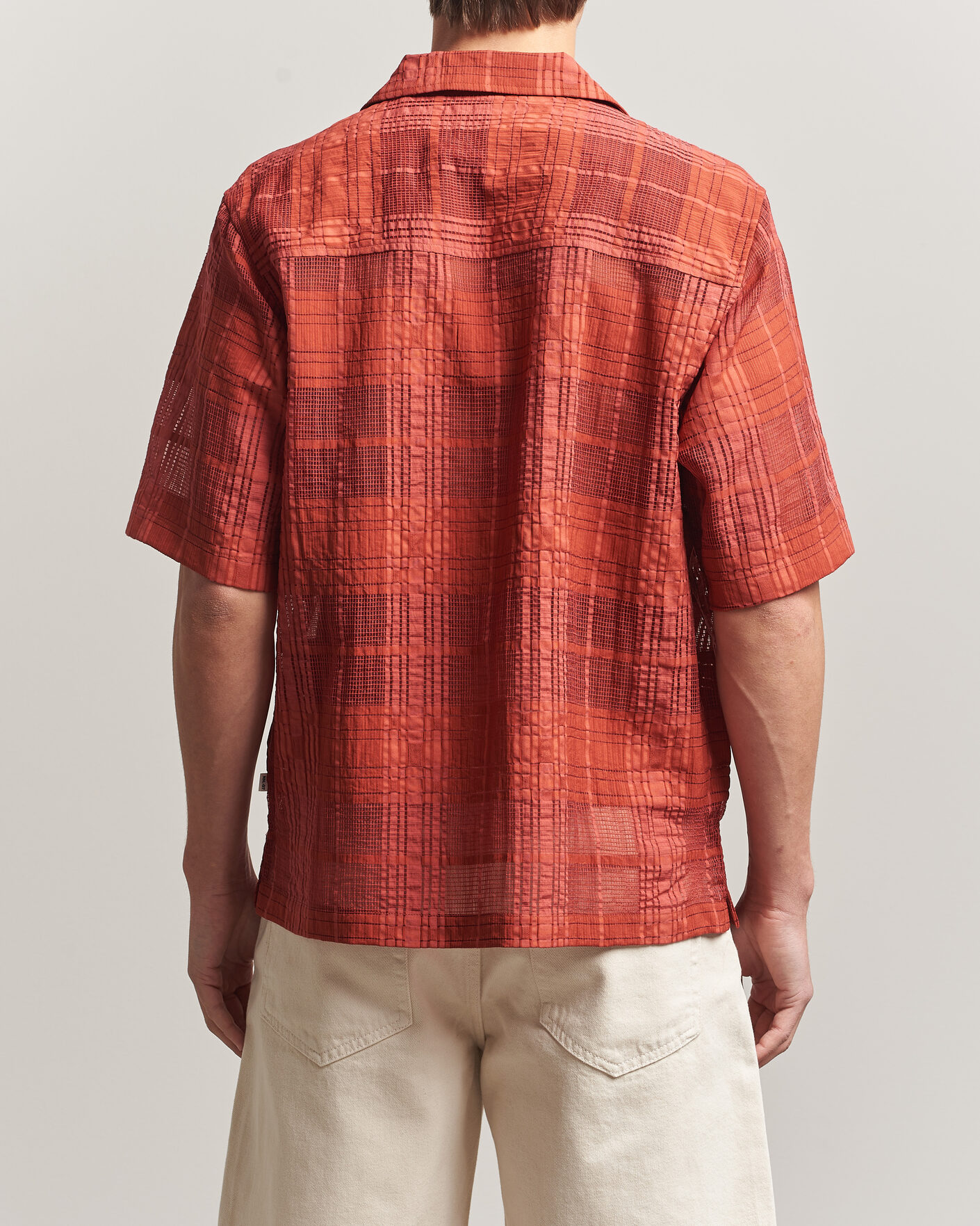 Hombres | Camisas | NN07 | Ben Short Sleeve Shirt Sienna Heat